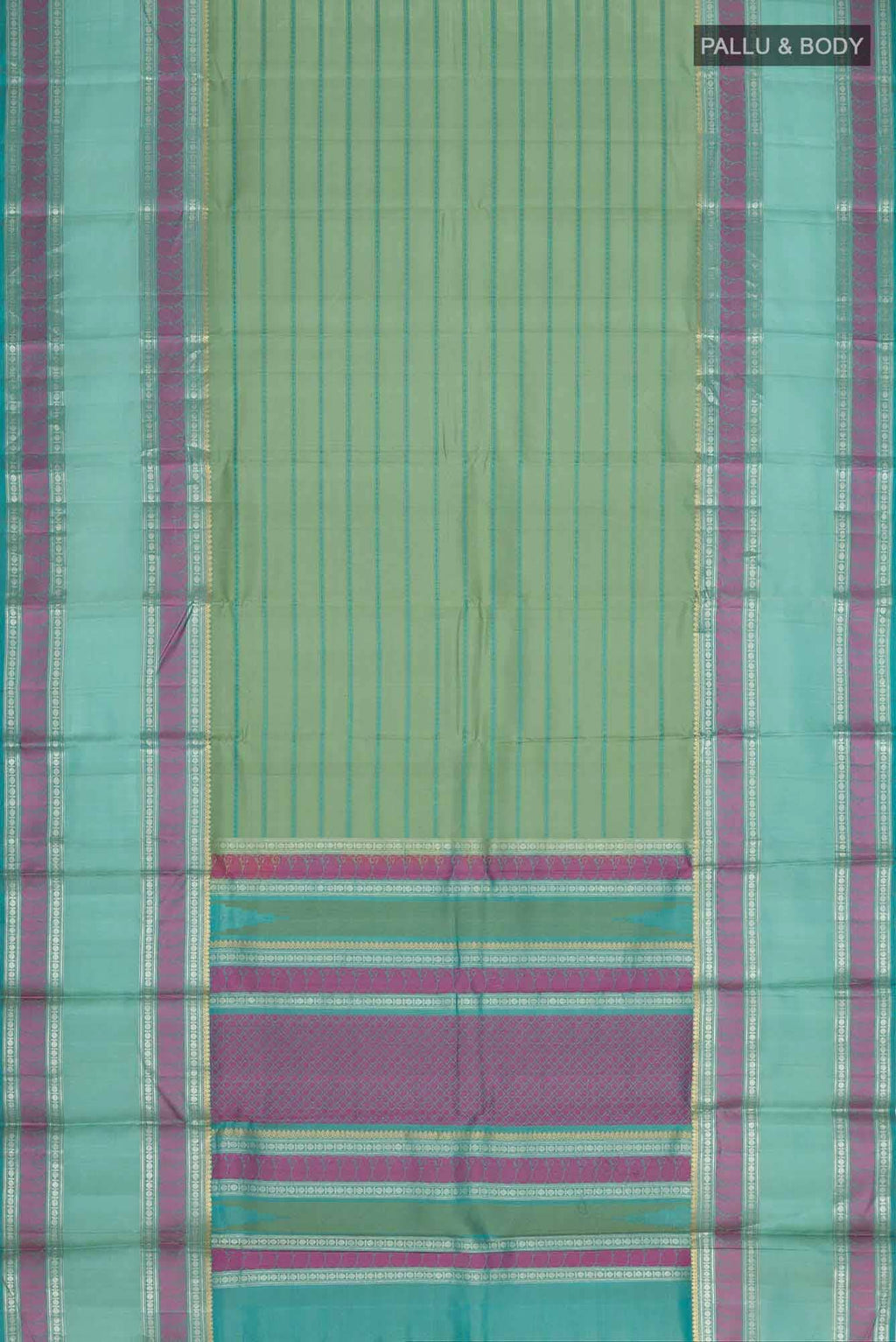 Green Kanchipuram Silk Saree