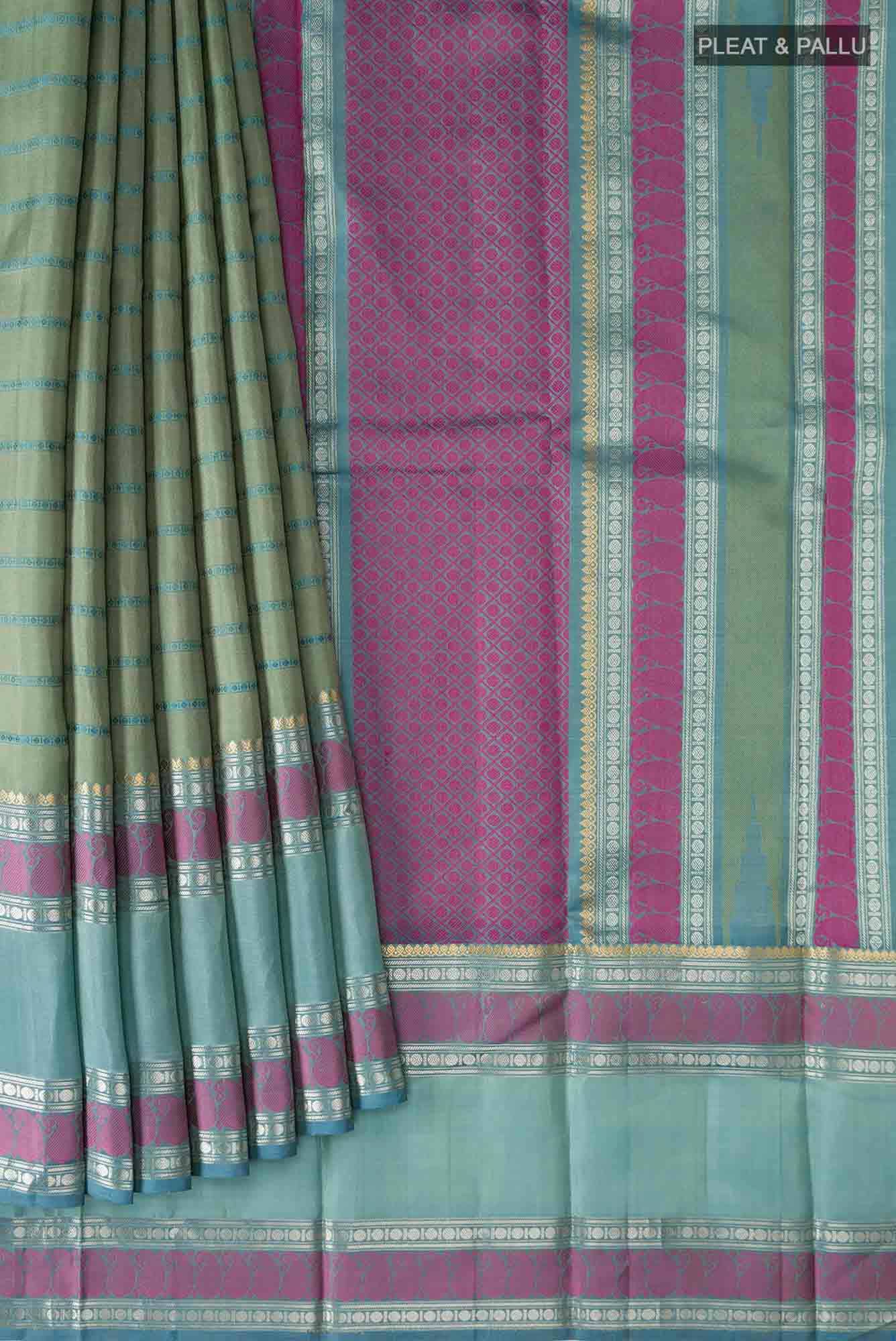 Green Kanchipuram Silk Saree