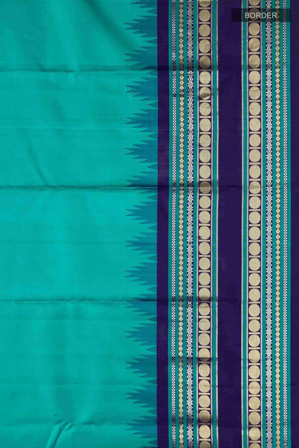 Blue Kanchipuram Silk Saree
