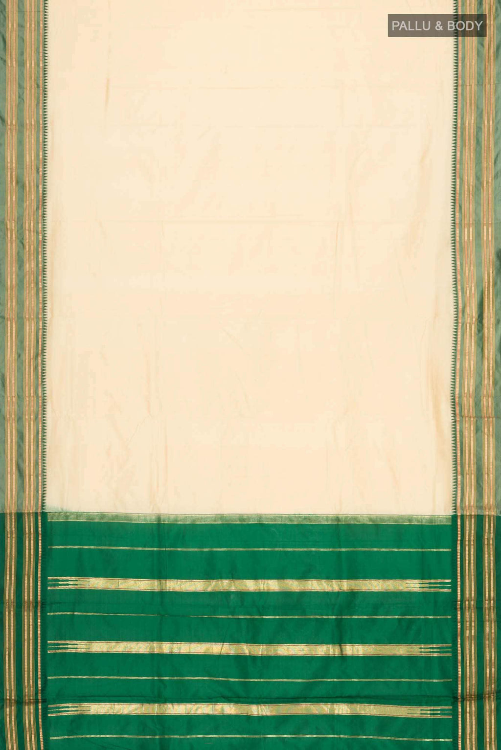 Beige Narayanpet Silk Saree