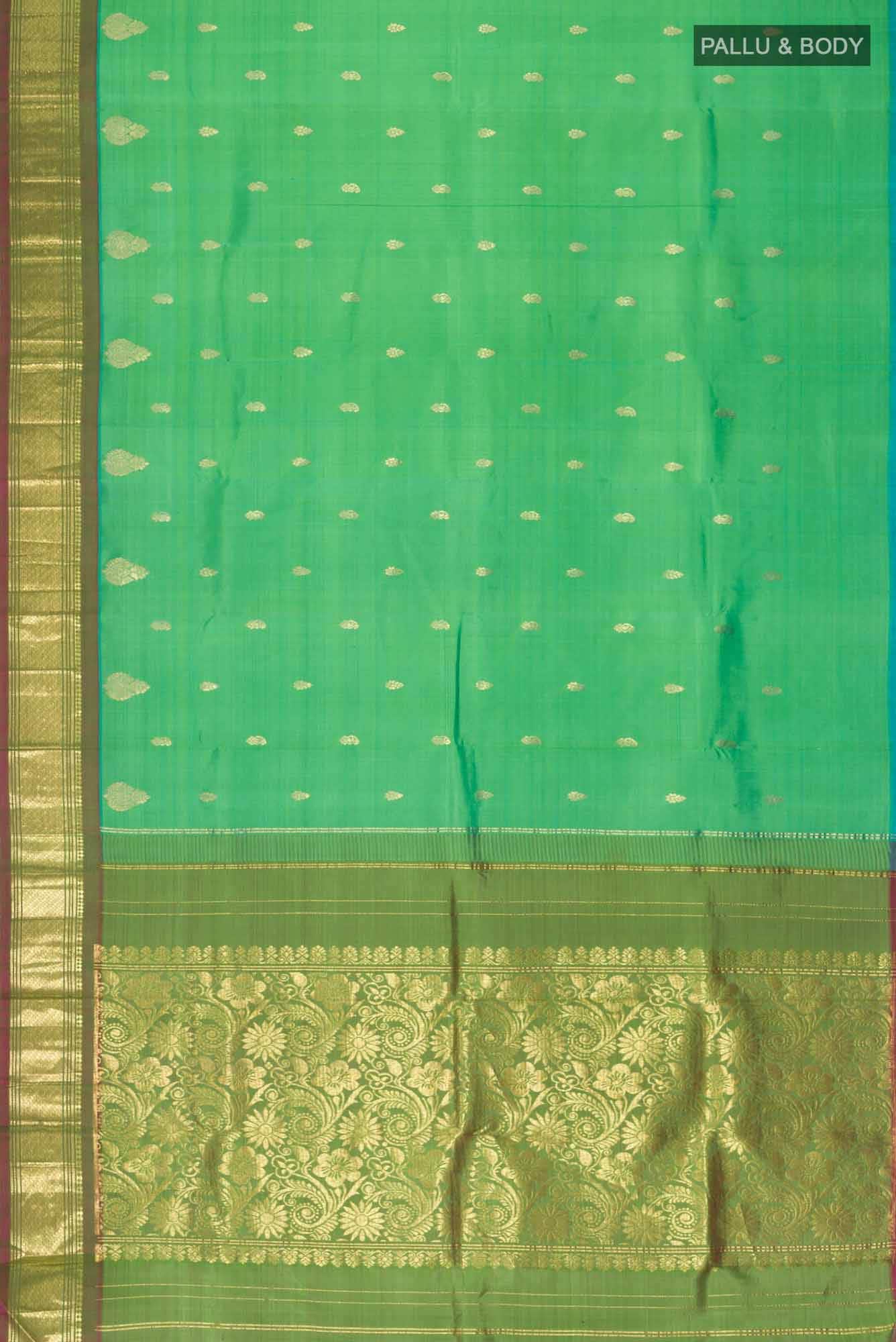 Green Kanchipuram Silk Saree