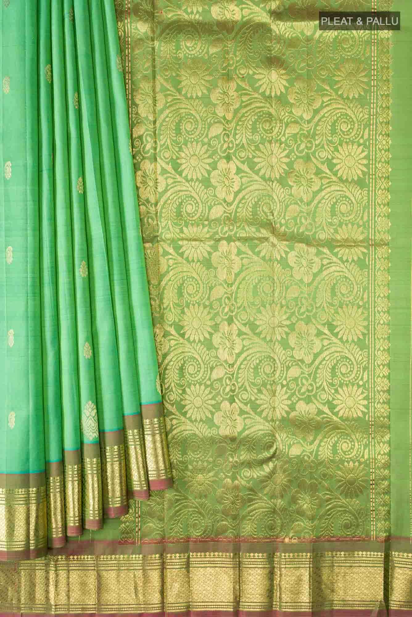 Green Kanchipuram Silk Saree