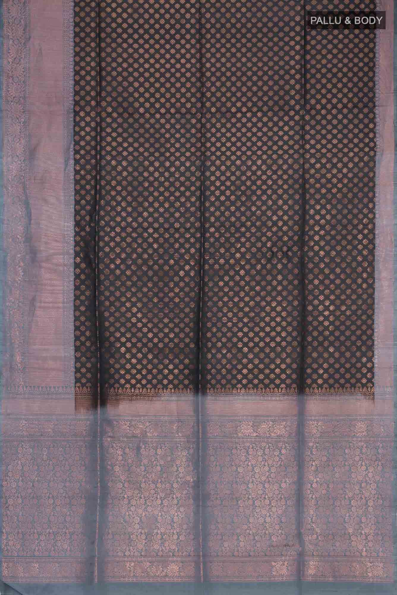 Black Soft Silk Saree