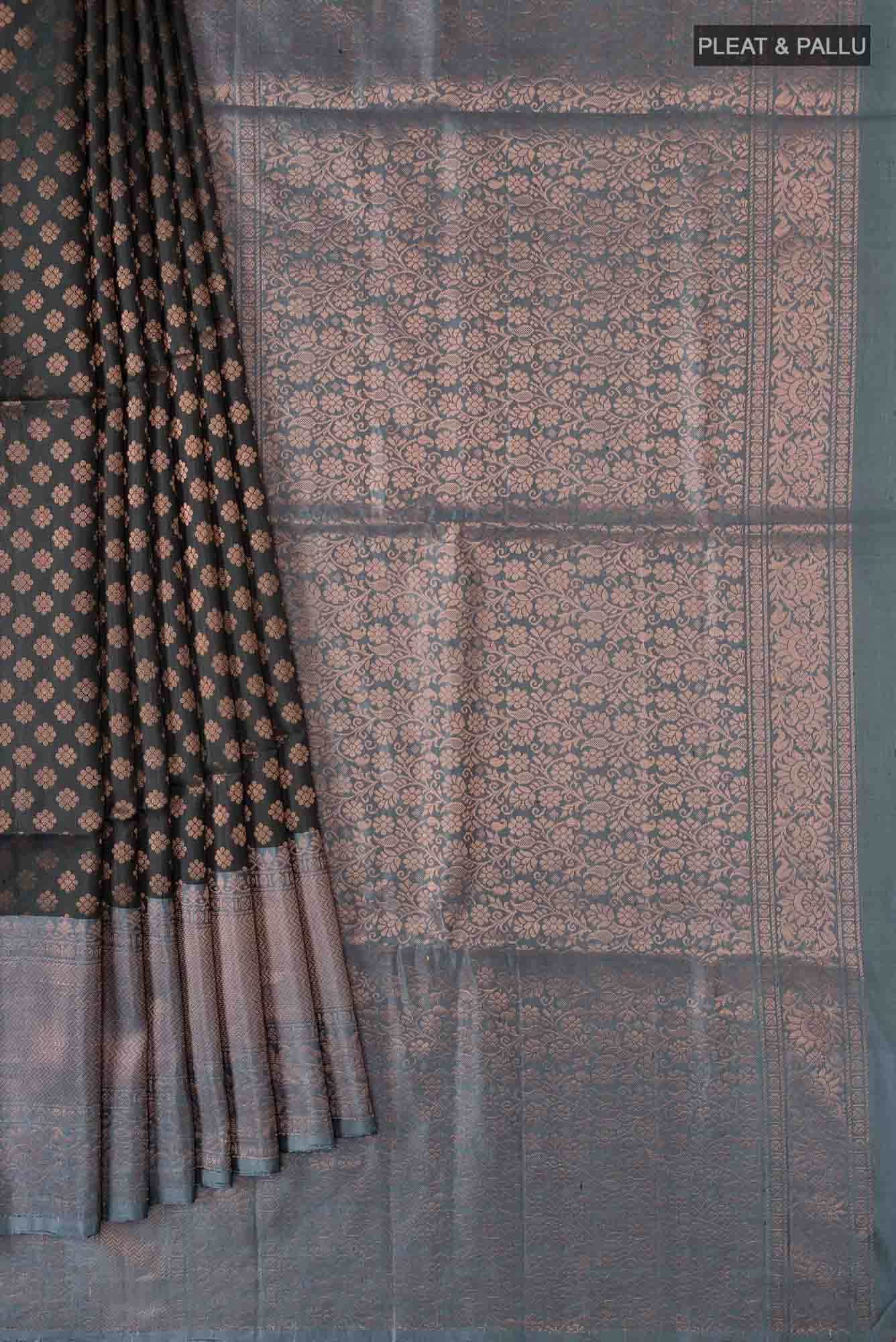 Black Soft Silk Saree