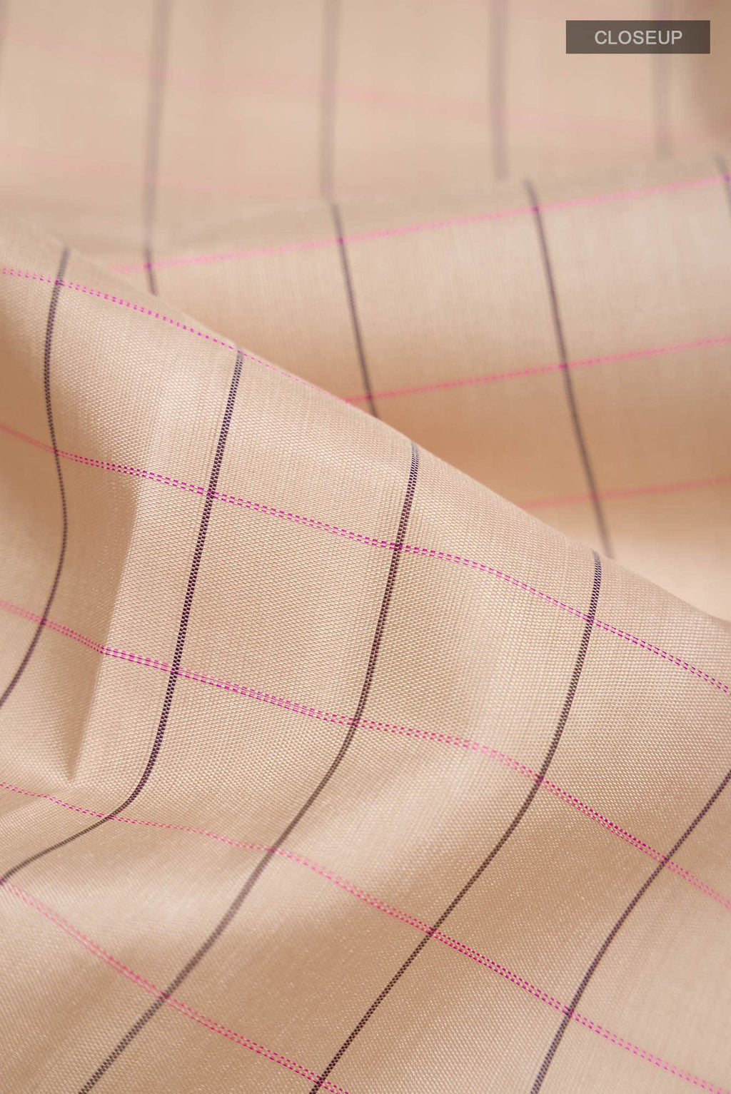 Beige Kanchipuram Silk Saree