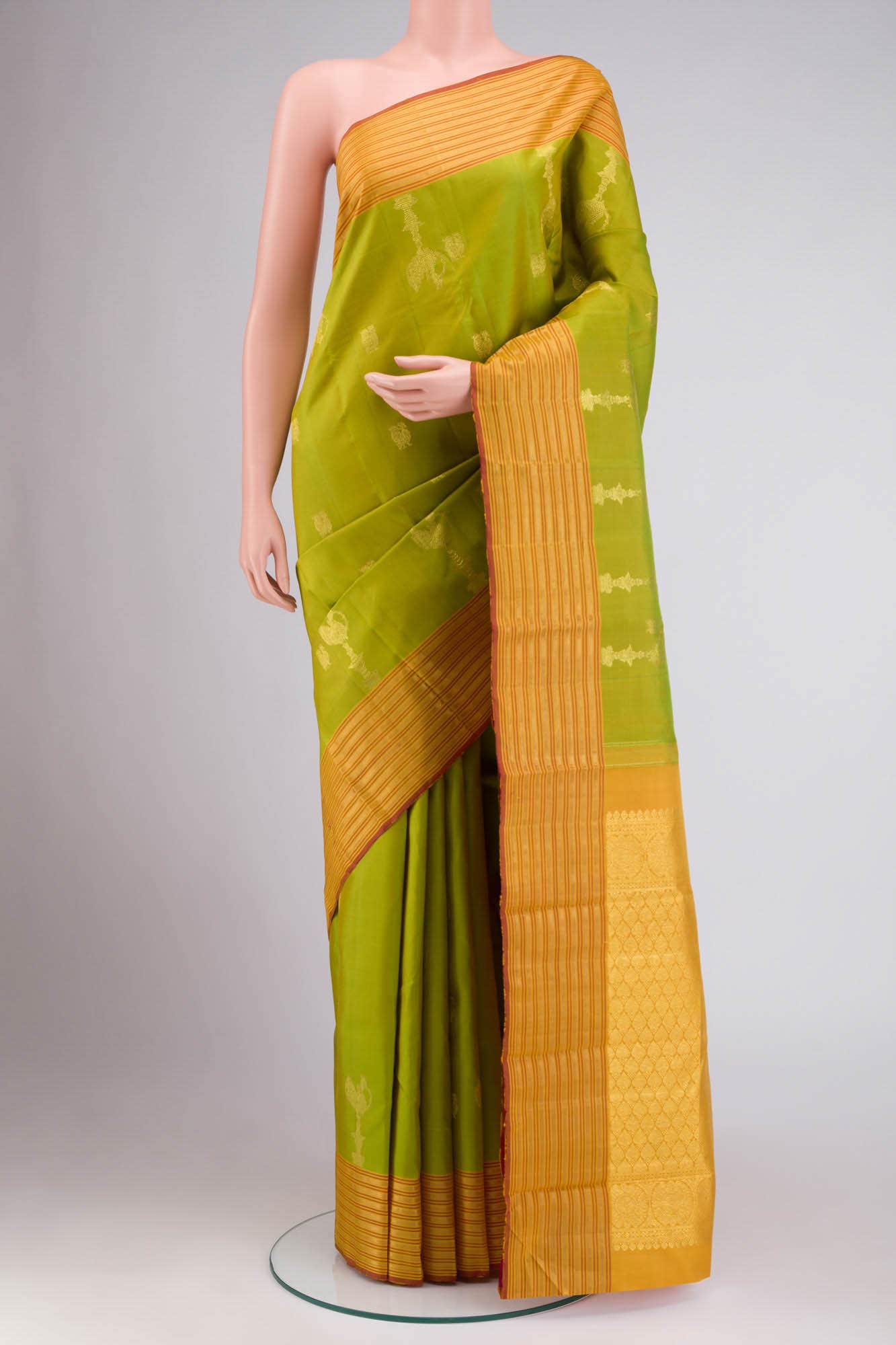 Green Kanchipuram Silk Saree