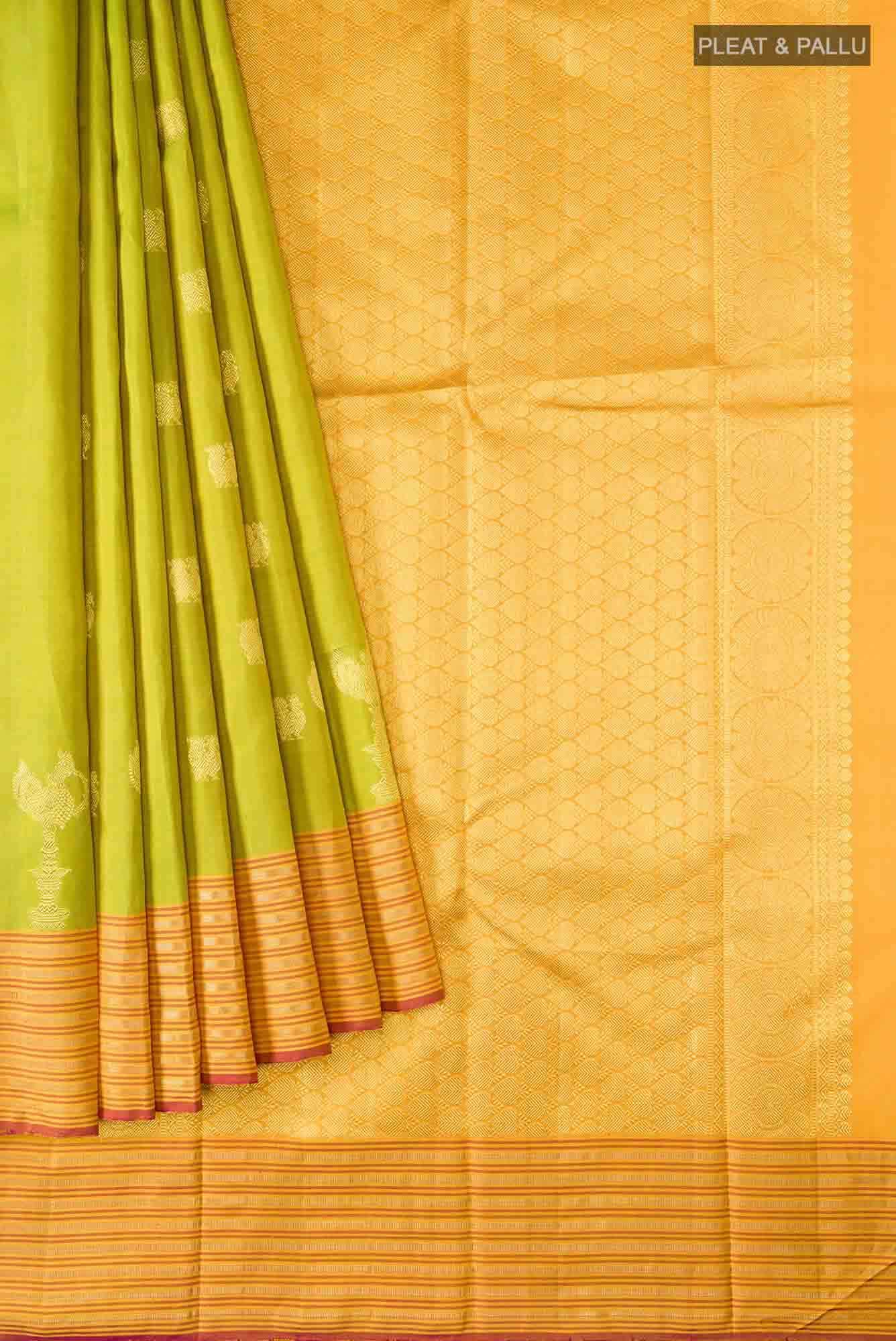 Green Kanchipuram Silk Saree