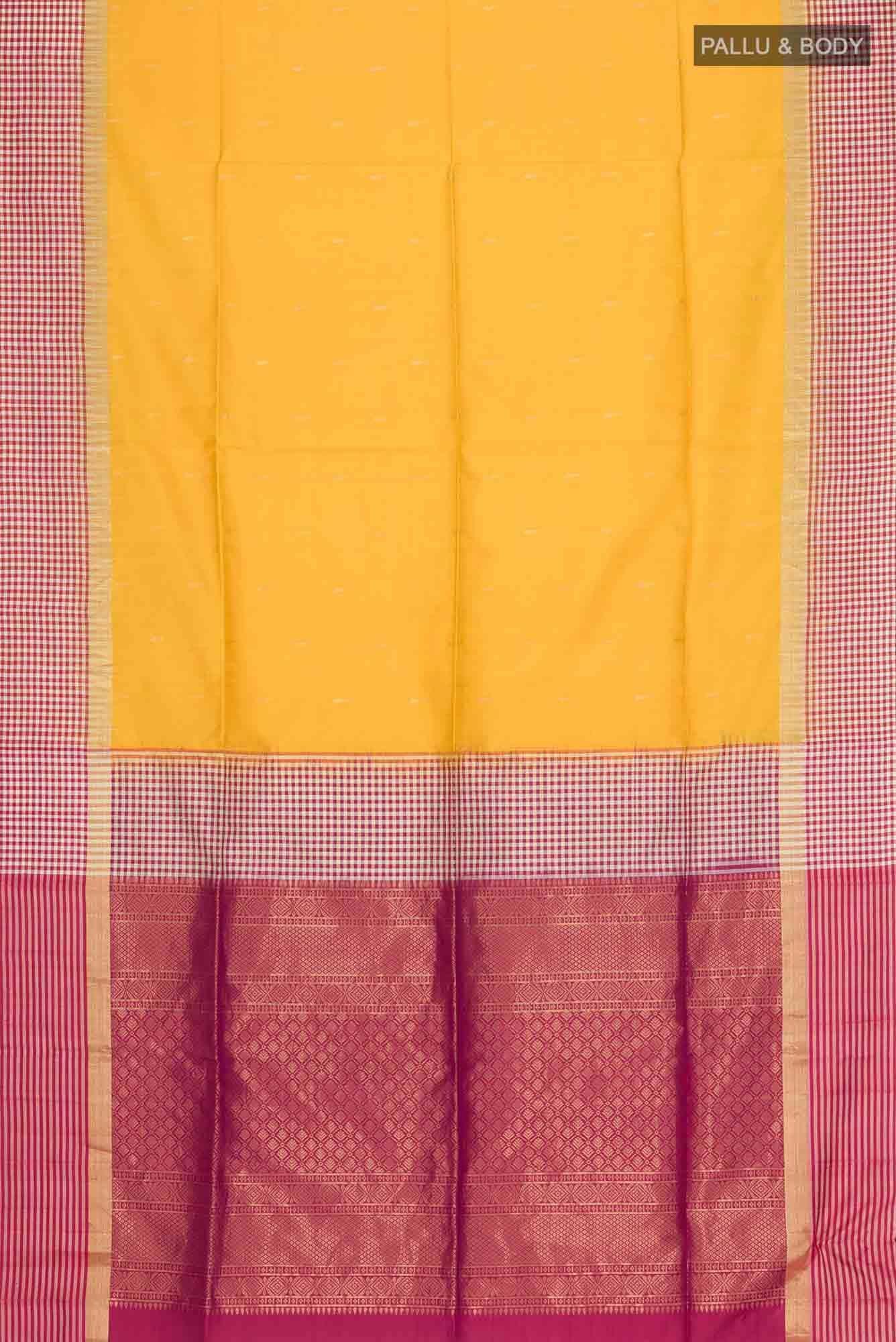 Yellow Soft Silk Saree