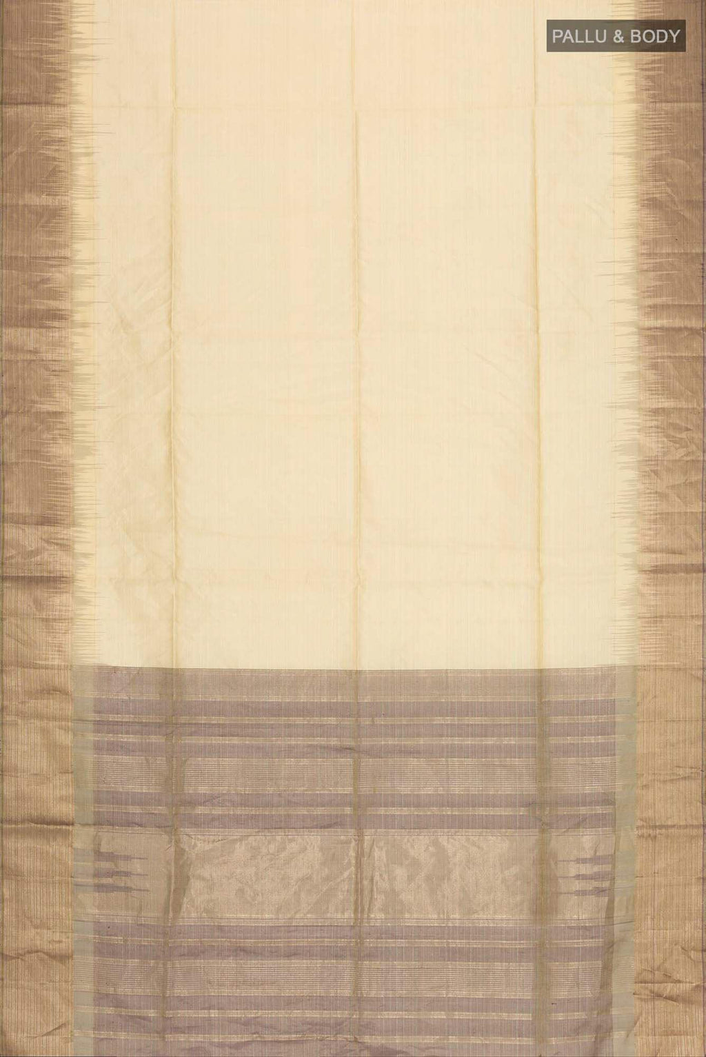 Beige Soft Silk Saree