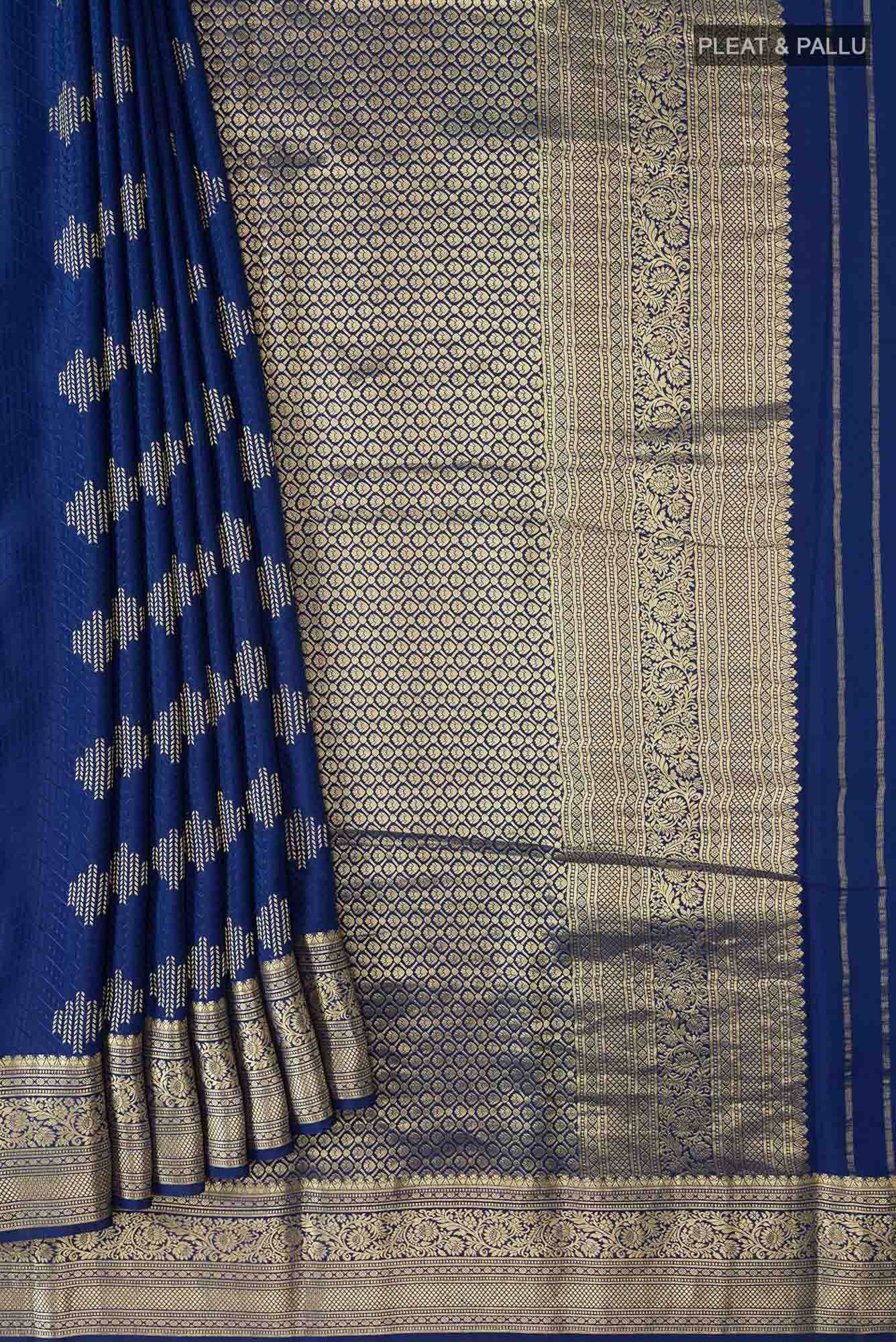 Green Crepe Saree