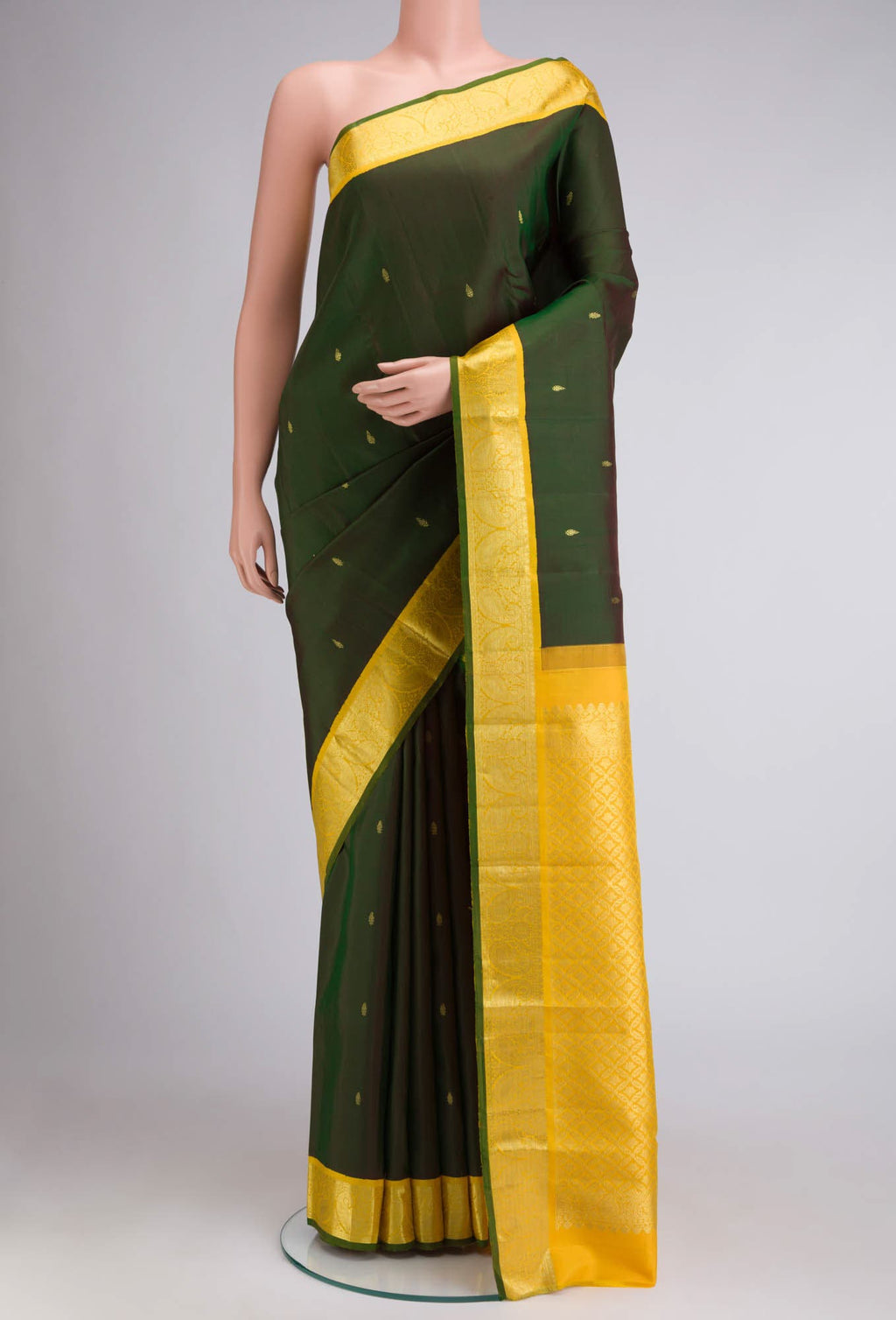 Green Kanchipuram Silk Saree