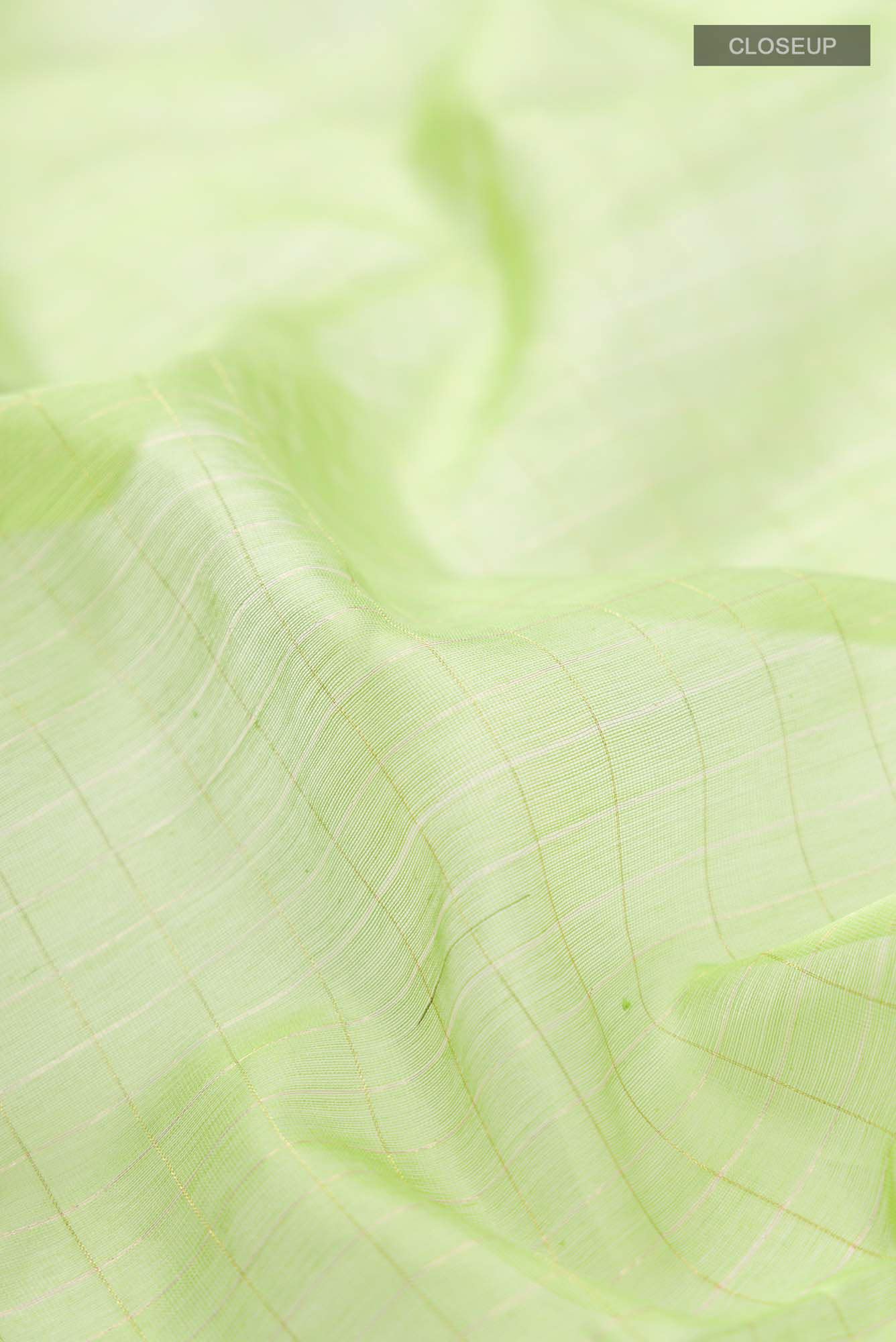Green Maheshwari Silk Cotton Saree