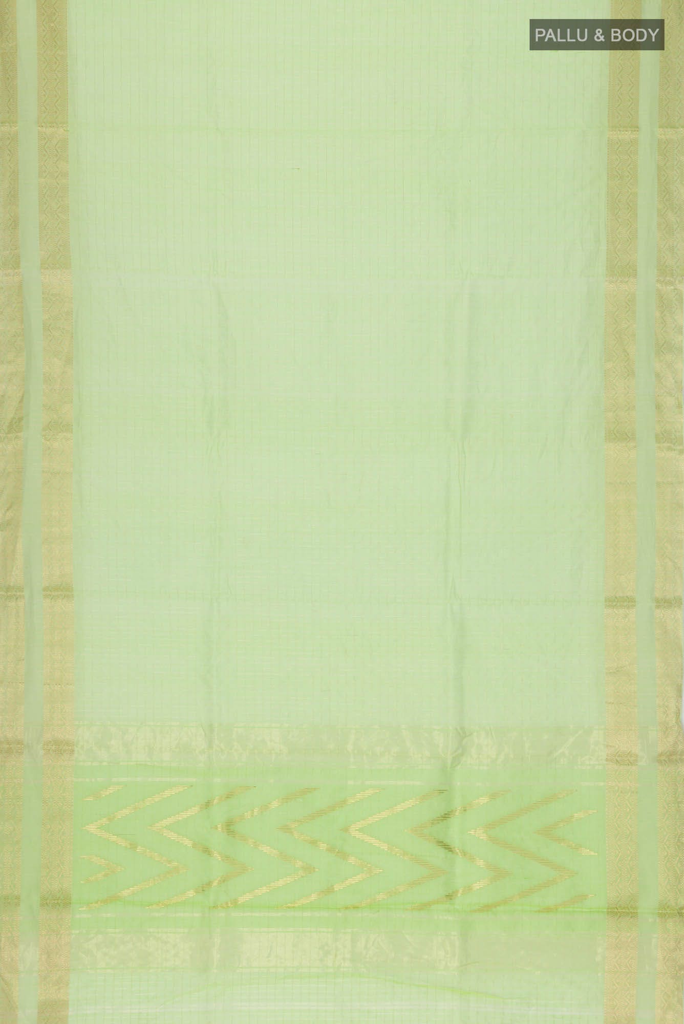 Green Maheshwari Silk Cotton Saree