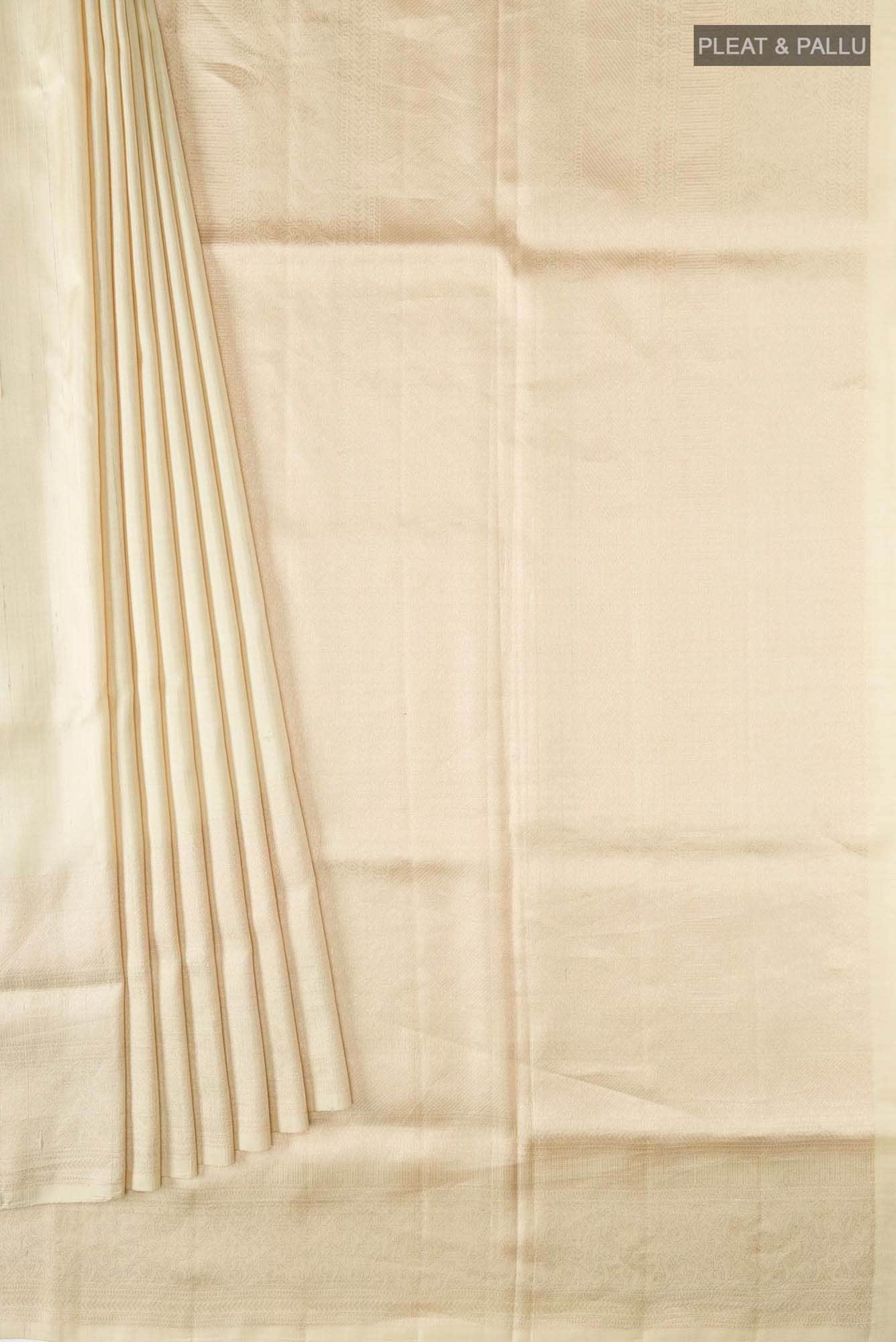 Beige Soft Silk Saree