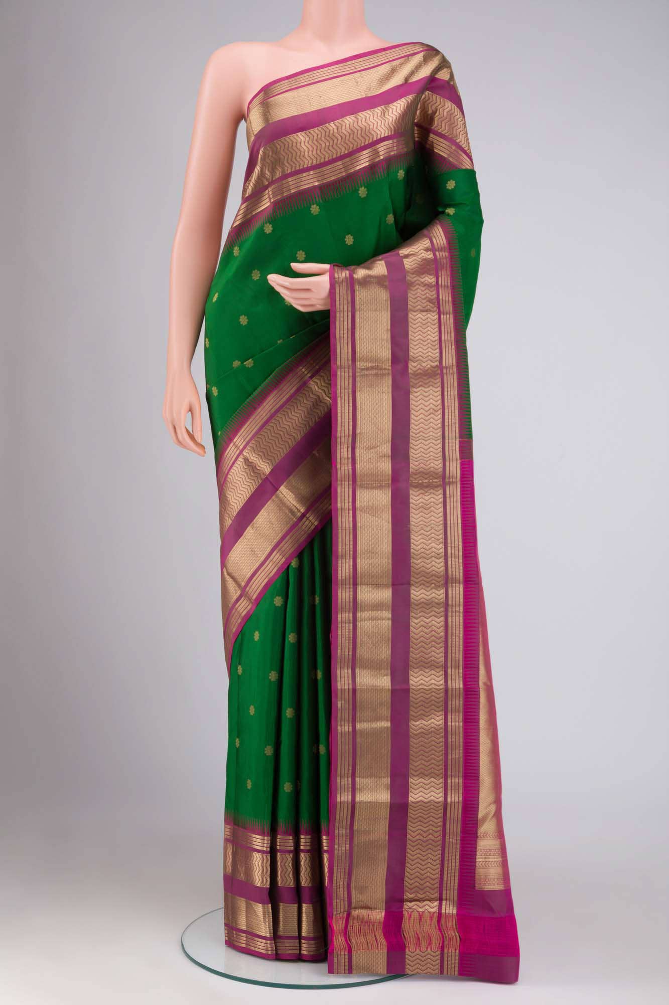 Green Kanchipuram Silk Saree