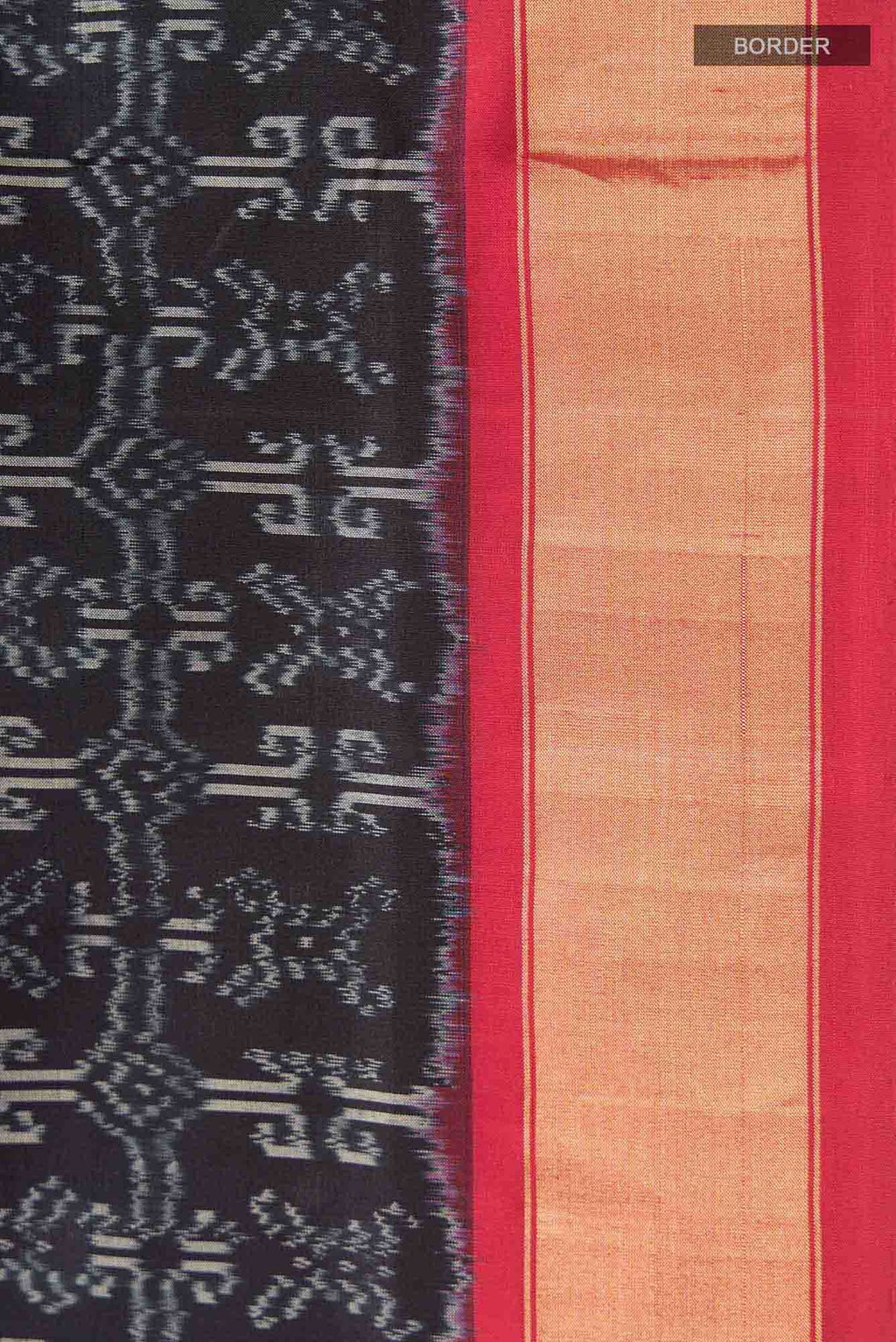 Black Pochampally Silk Saree