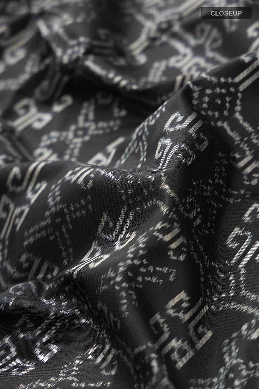 Black Pochampally Silk Saree