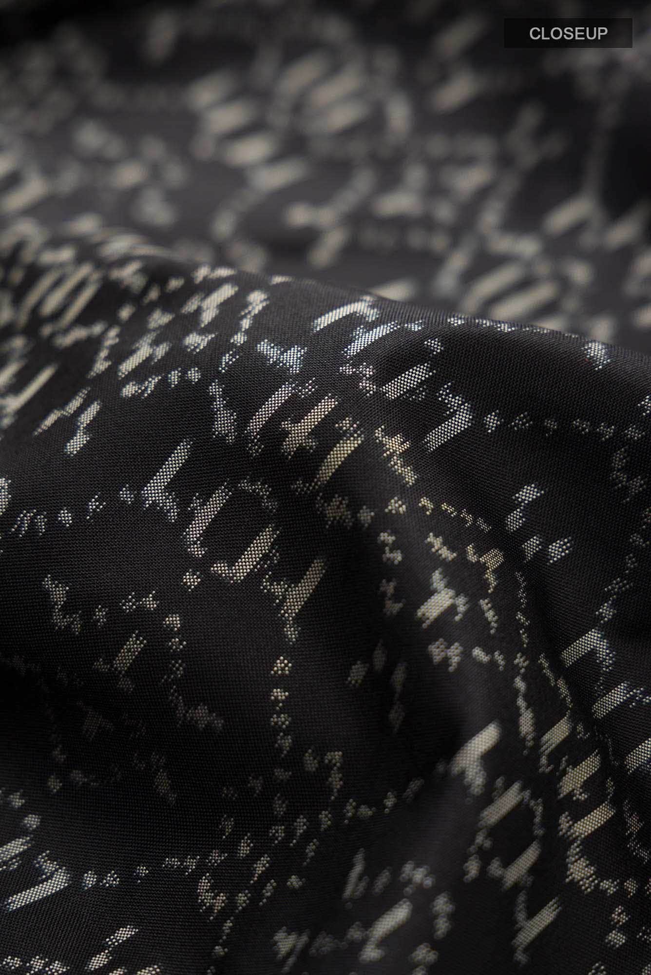 Black Pochampally Silk Saree