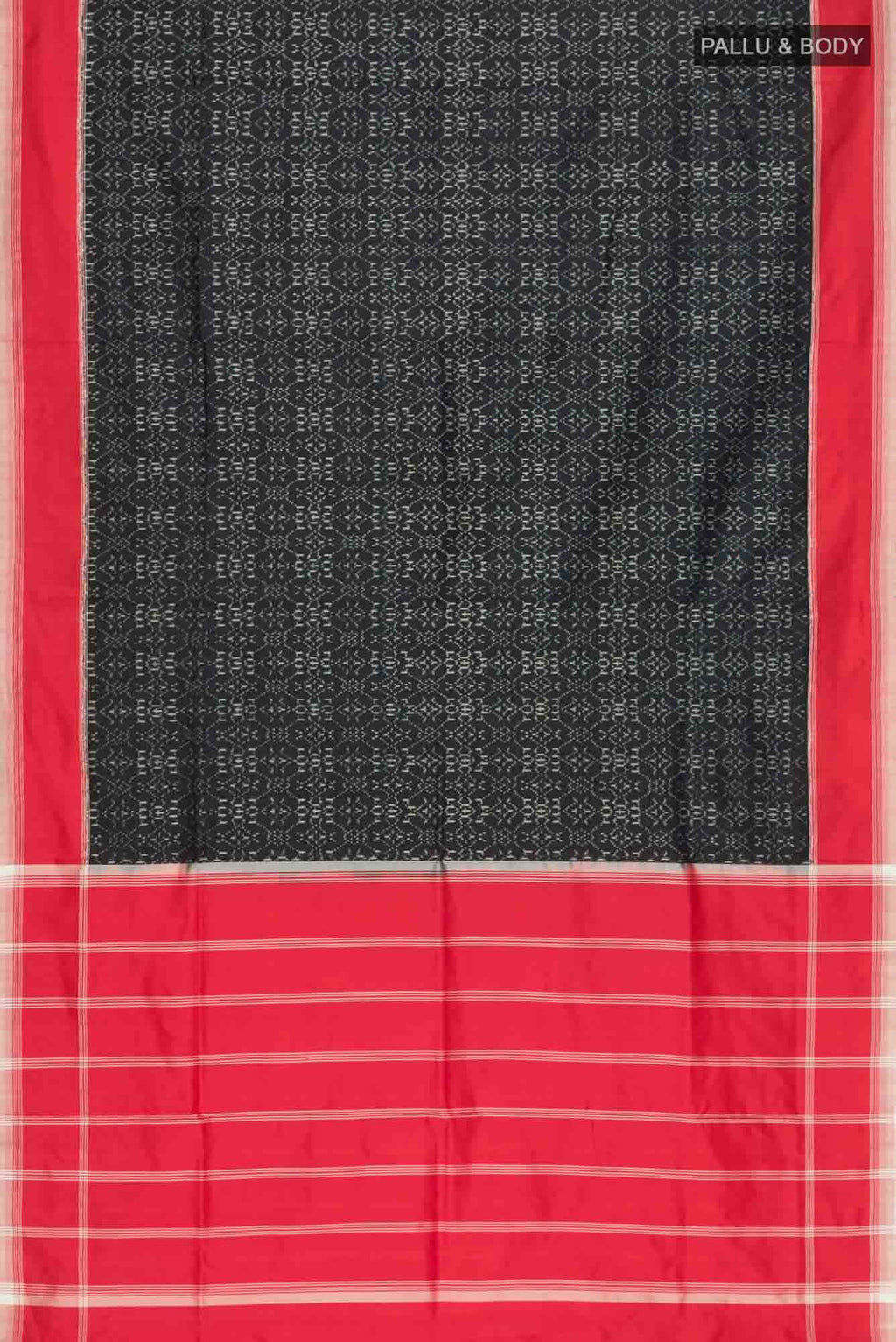 Black Pochampally Silk Saree