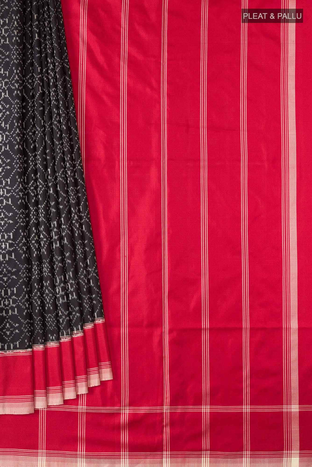 Black Pochampally Silk Saree