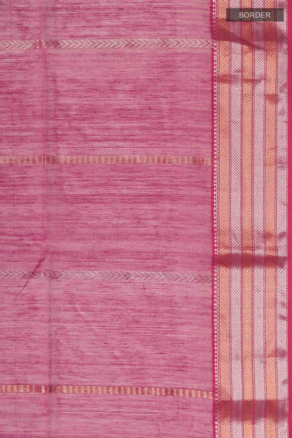 Magenta Maheshwari Silk Cotton Saree