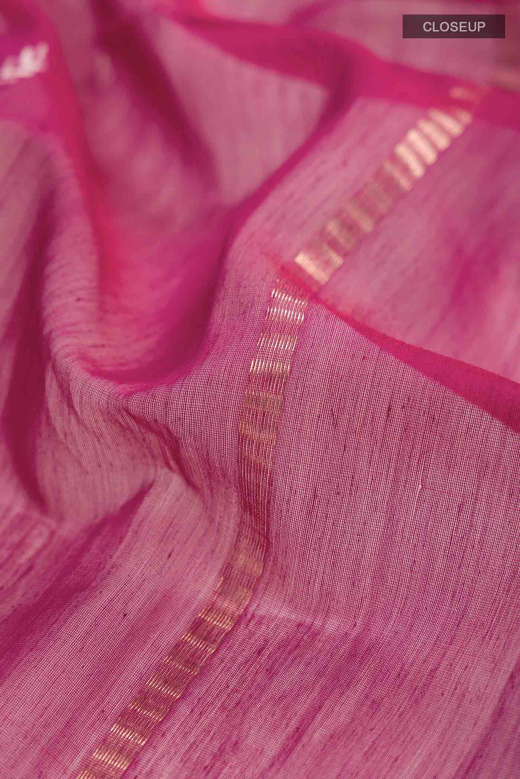 Magenta Maheshwari Silk Cotton Saree