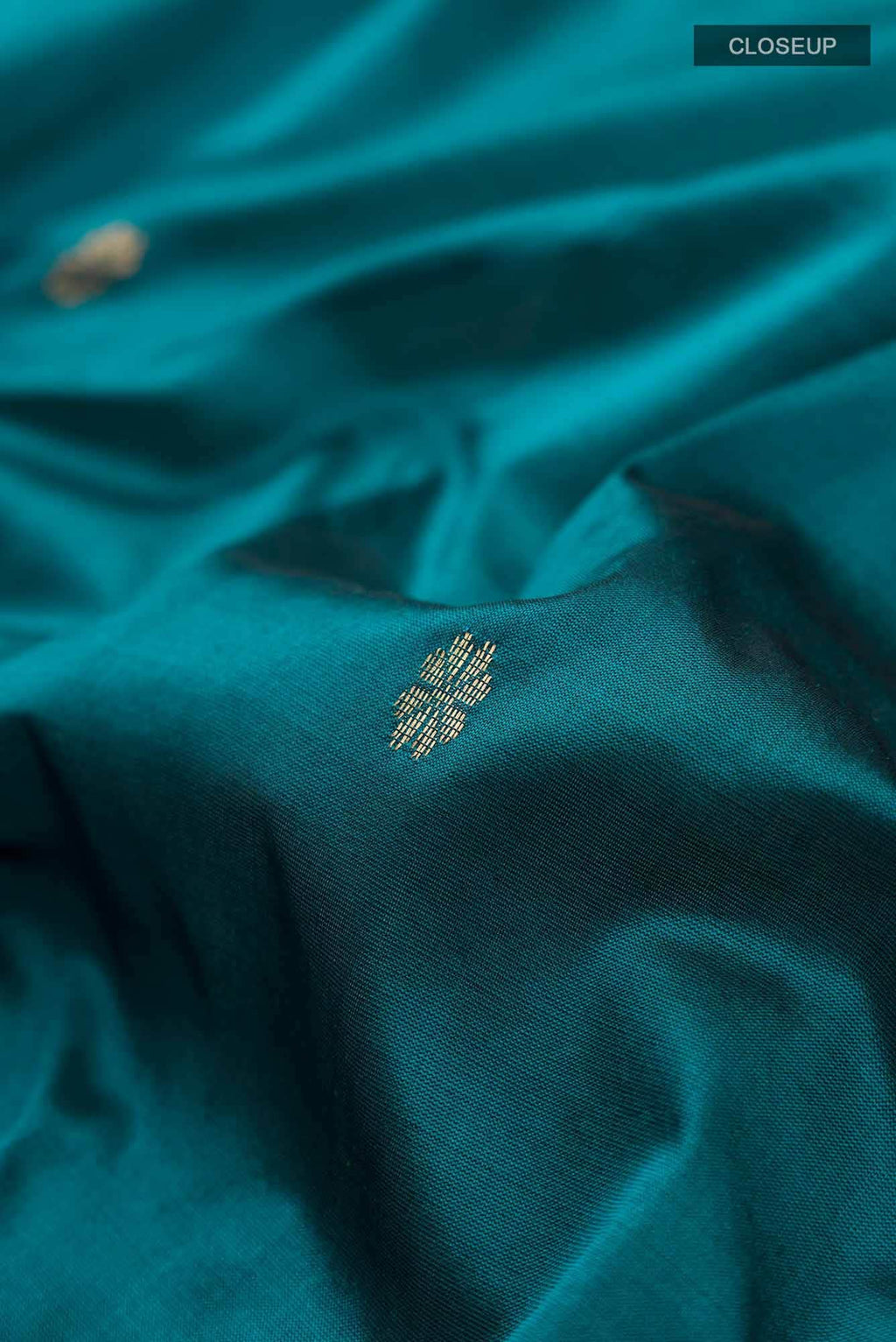 Blue Maheshwari Silk Saree