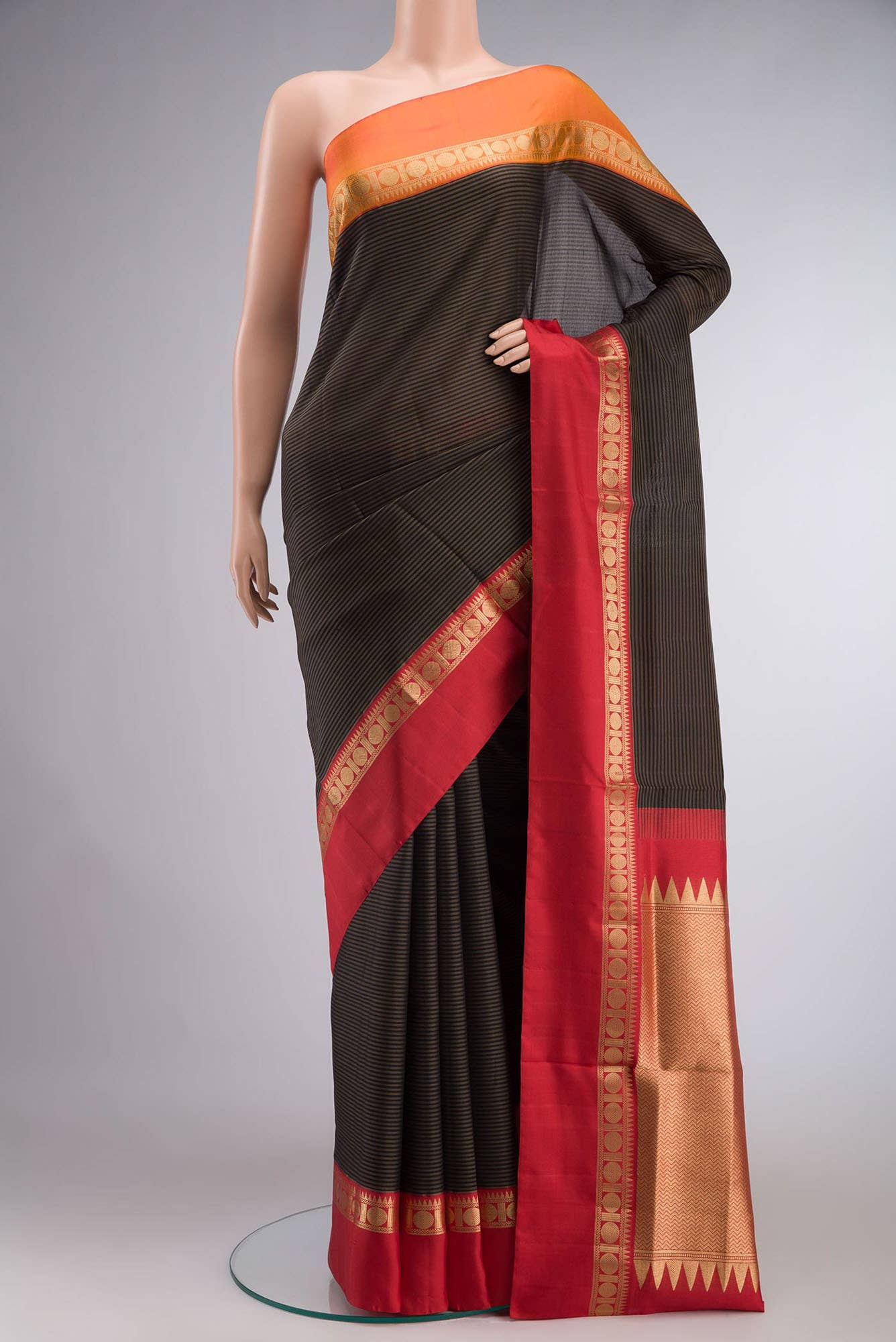 Black Soft Silk Saree