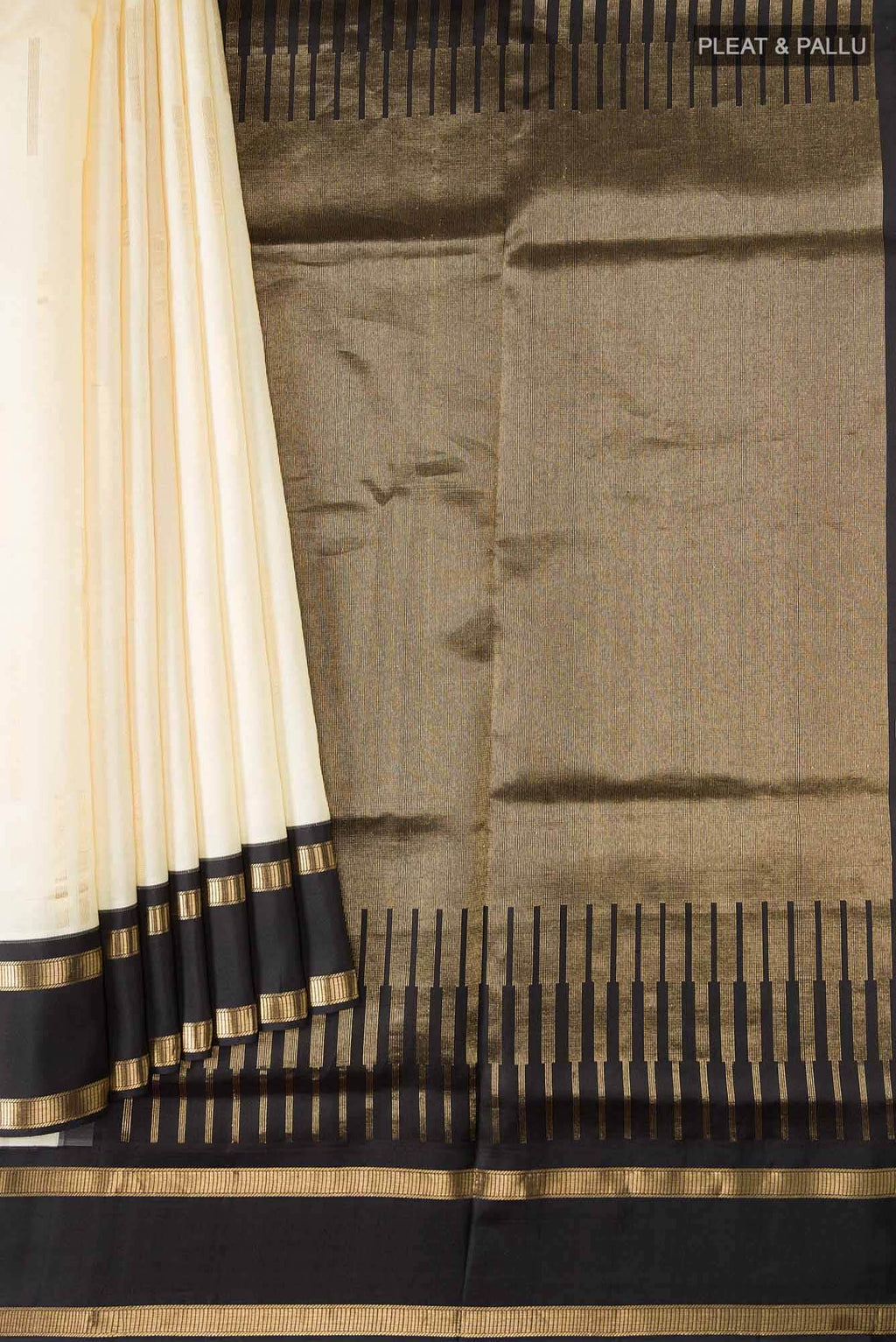 Cream Soft Silk Saree