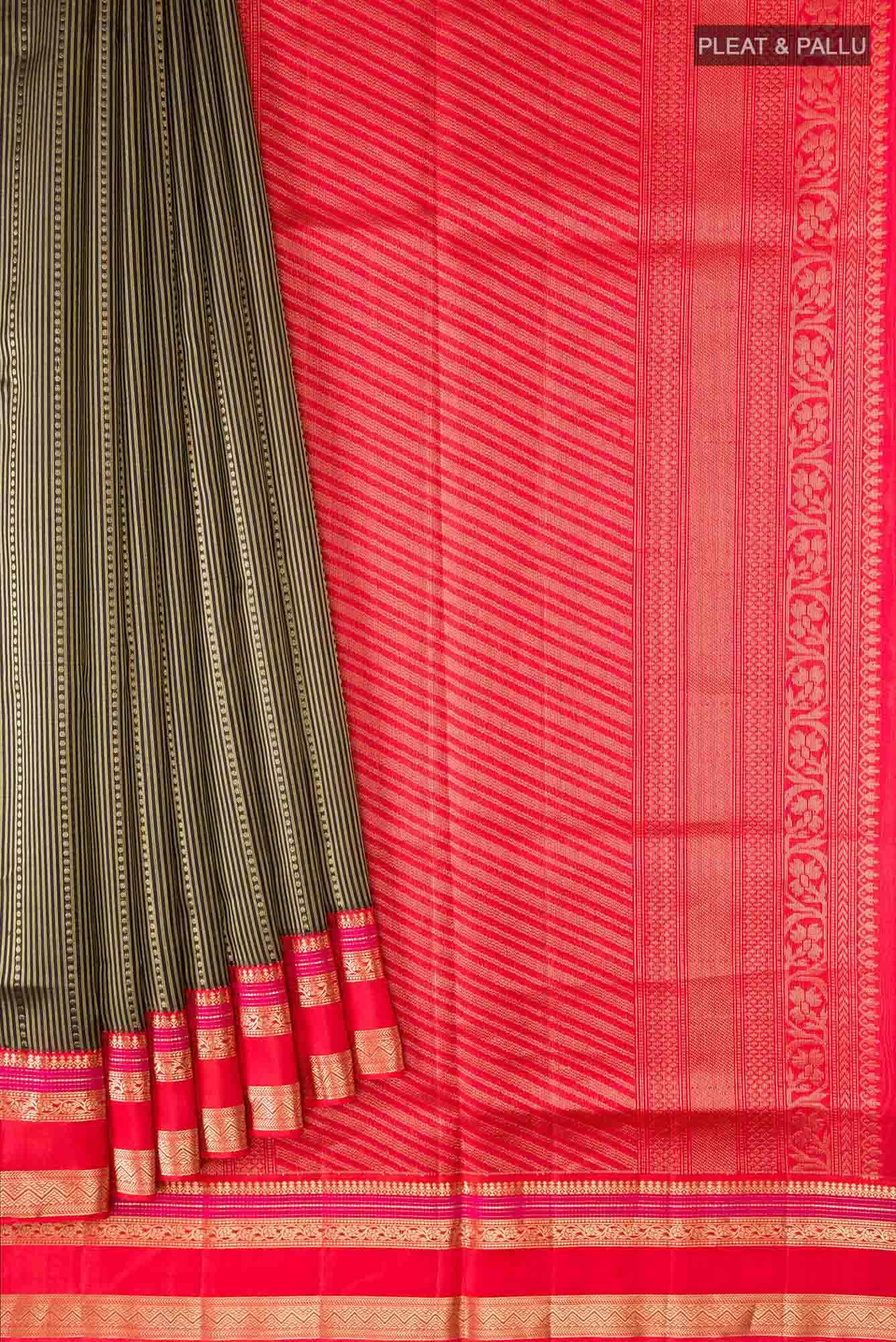 Black Soft Silk Saree