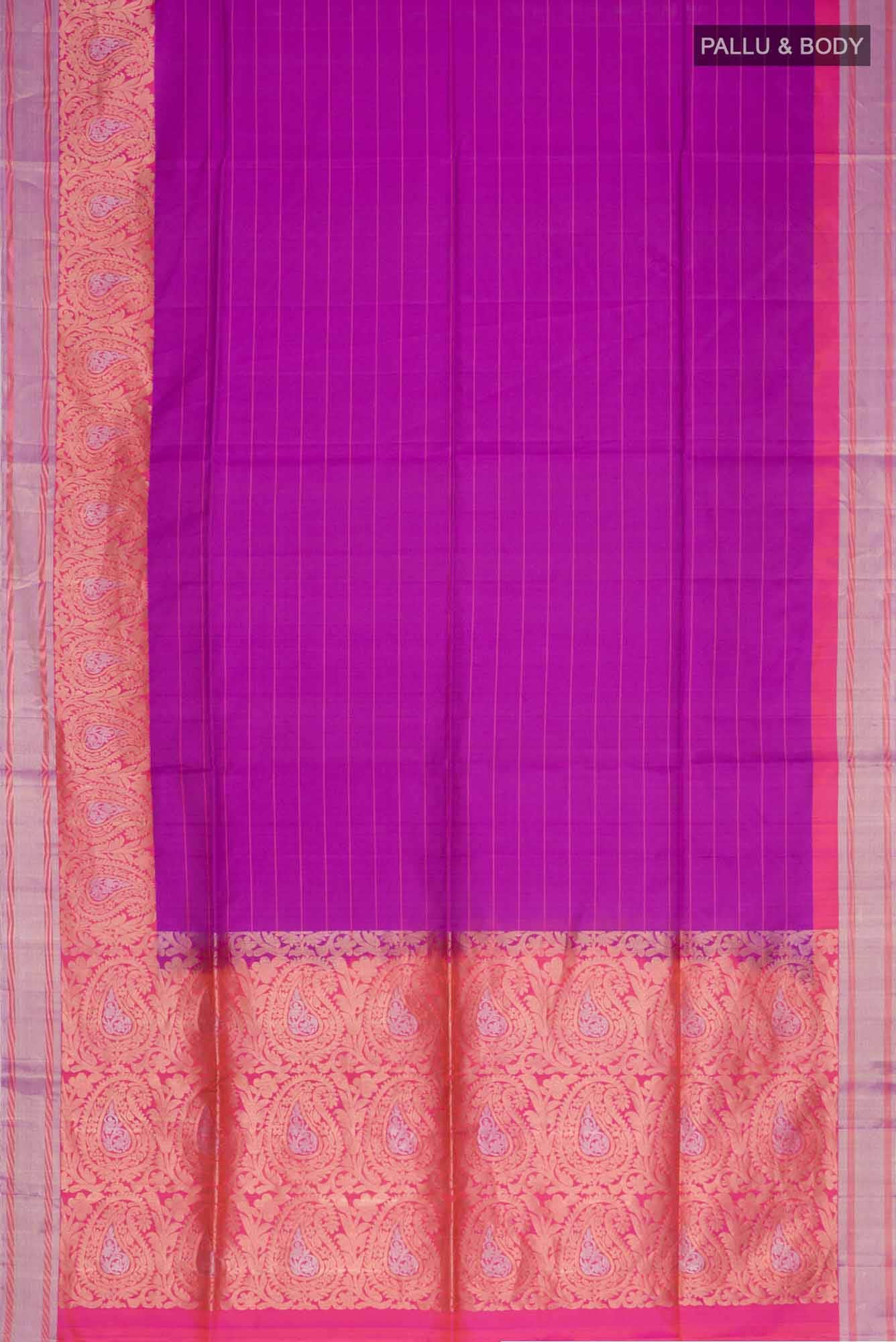 Purple Soft Silk Saree