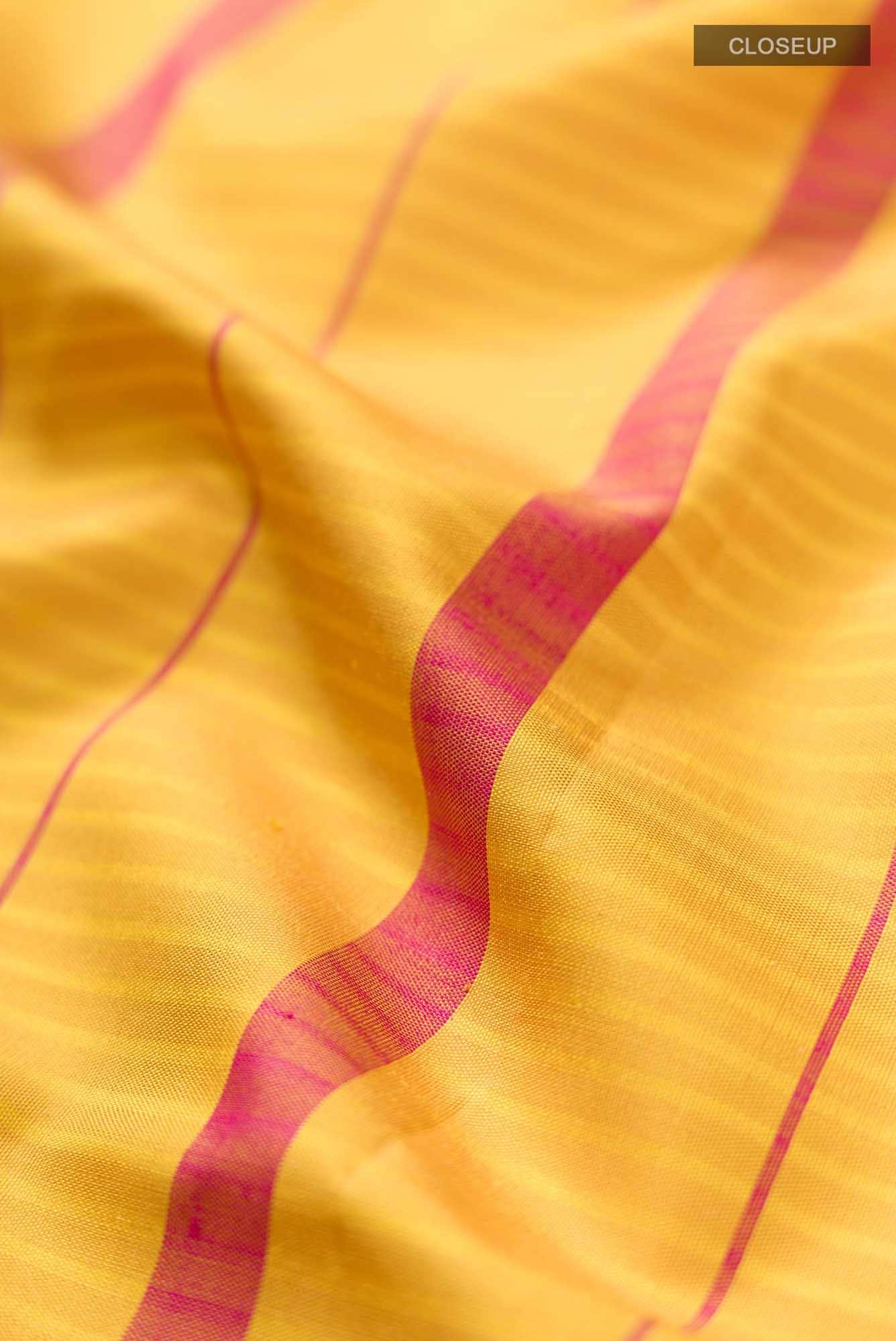 Yellow Soft Silk Saree