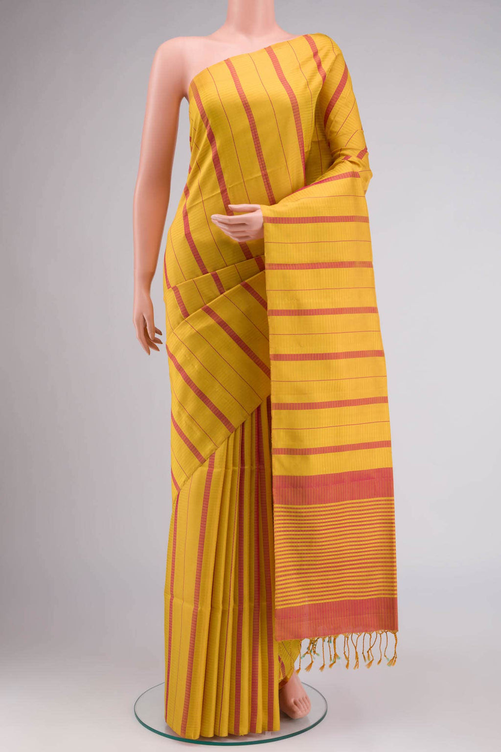 Yellow Soft Silk Saree