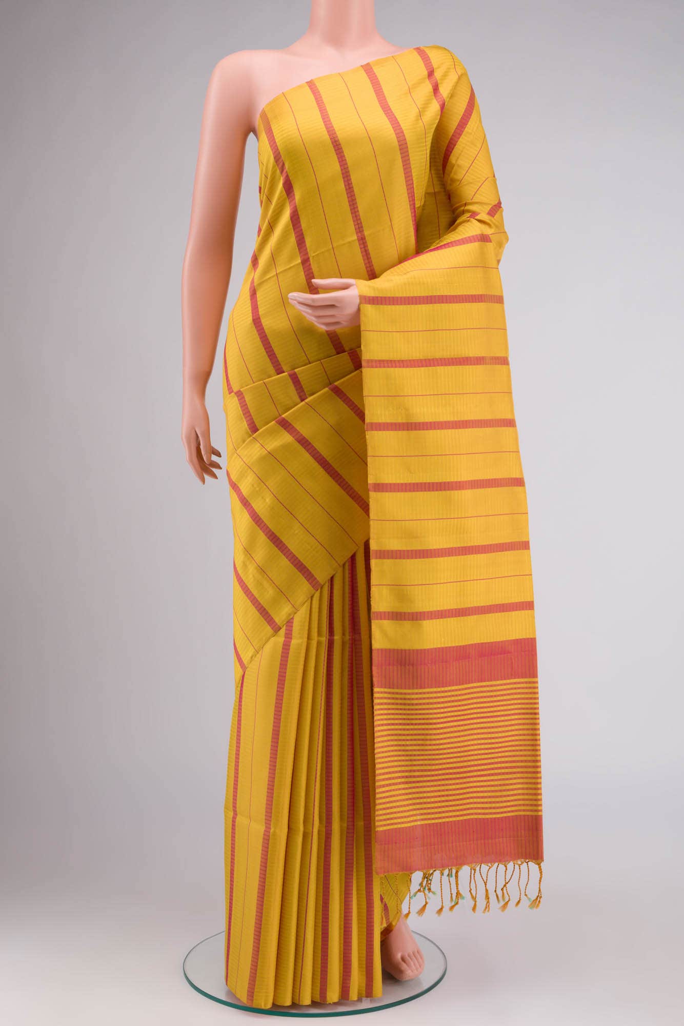 Yellow Soft Silk Saree