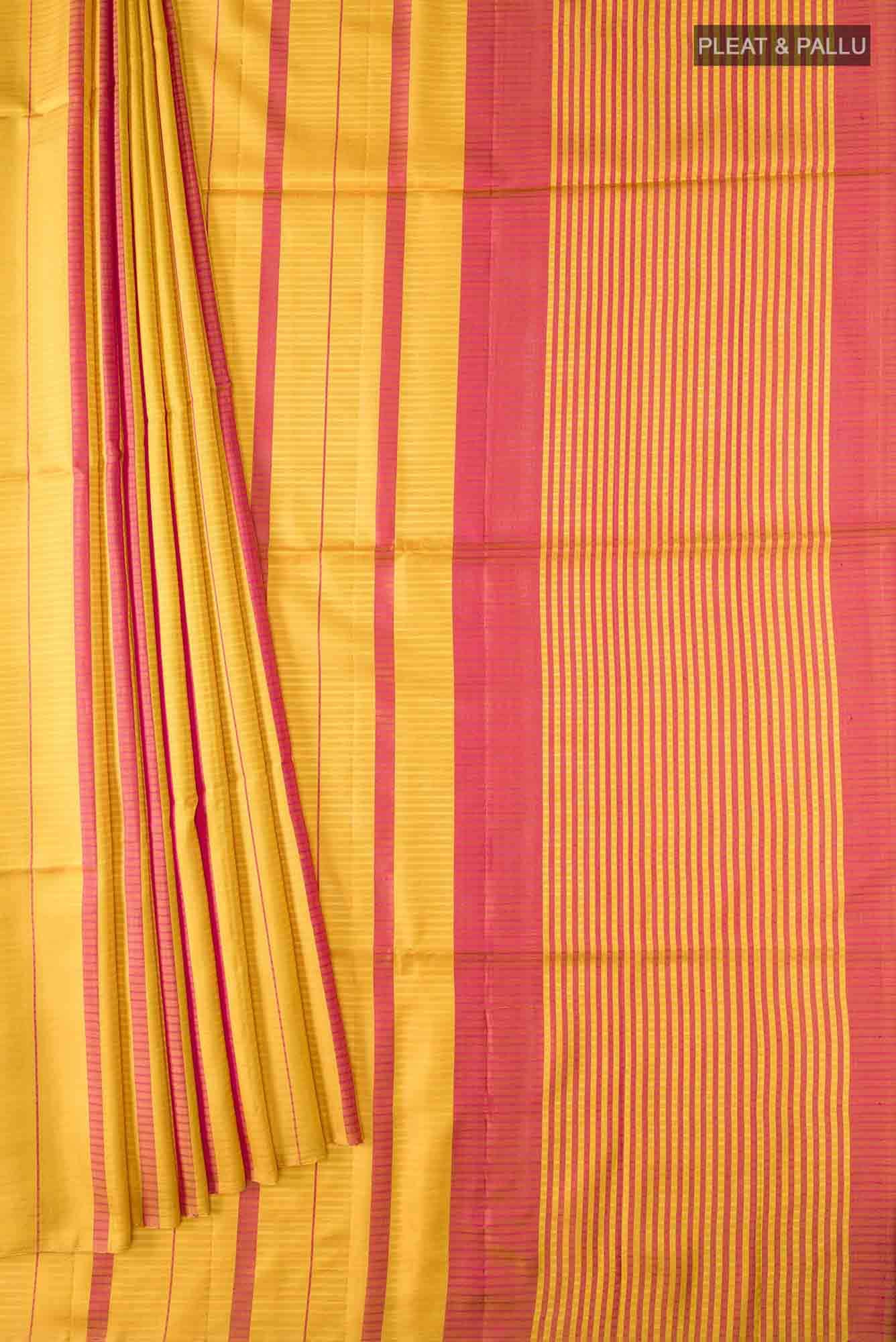 Yellow Soft Silk Saree