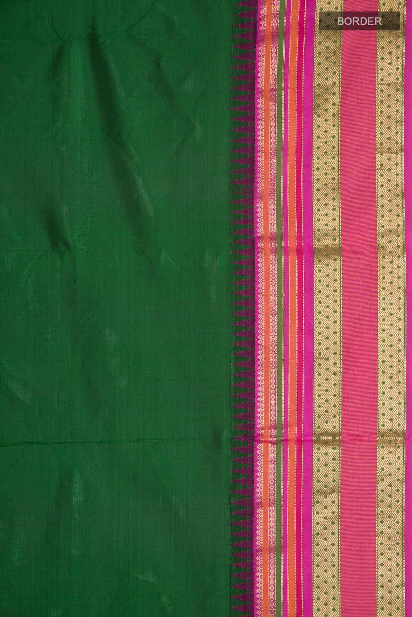 Green Bangalore Silk Saree