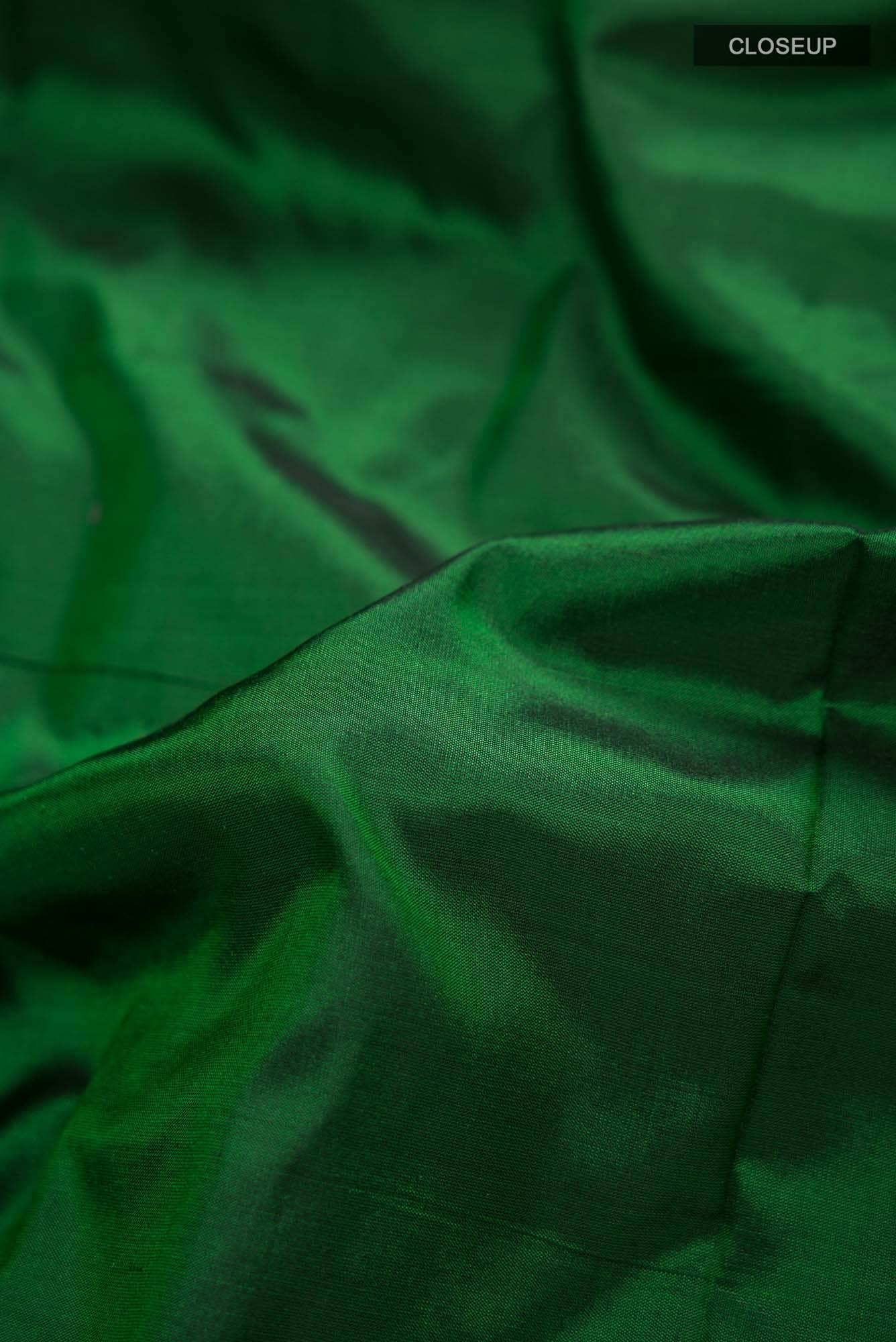 Green Bangalore Silk Saree