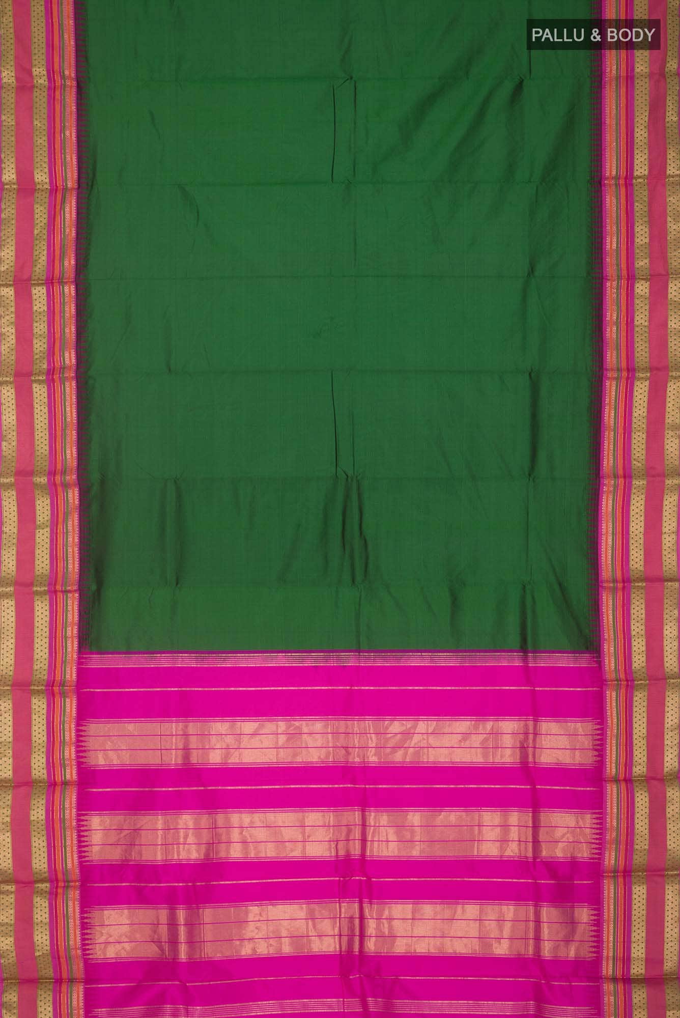Green Bangalore Silk Saree