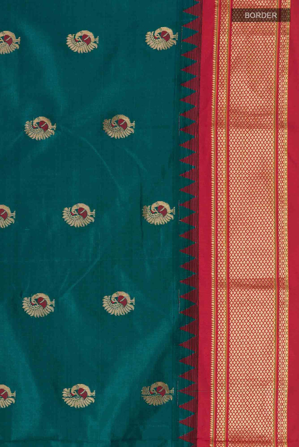Green Bangalore Silk Saree