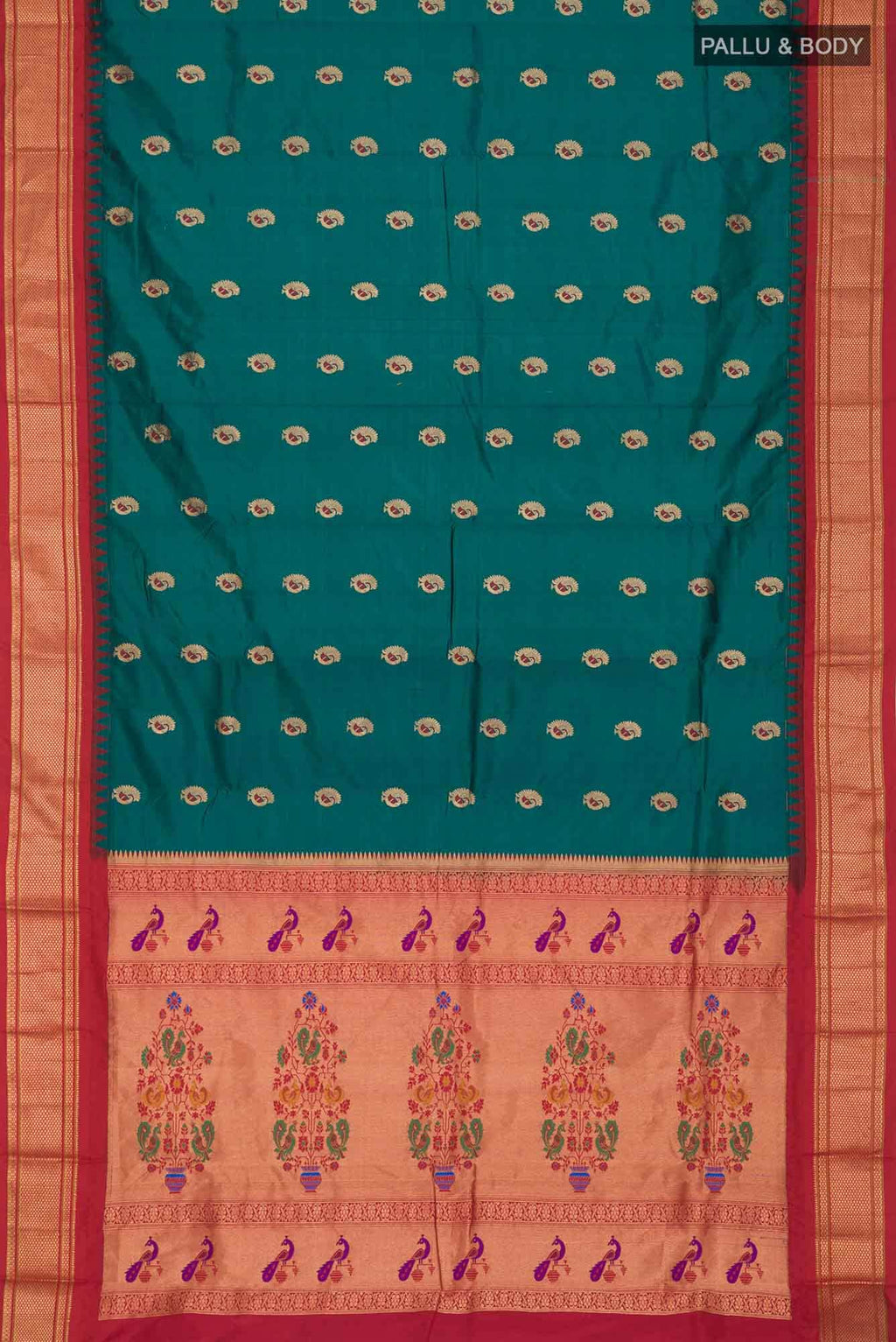 Green Bangalore Silk Saree