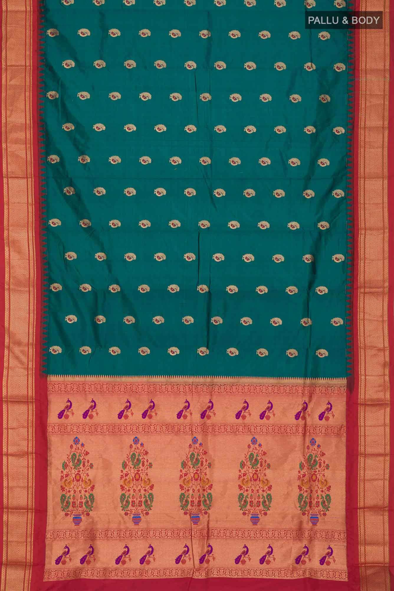 Green Bangalore Silk Saree