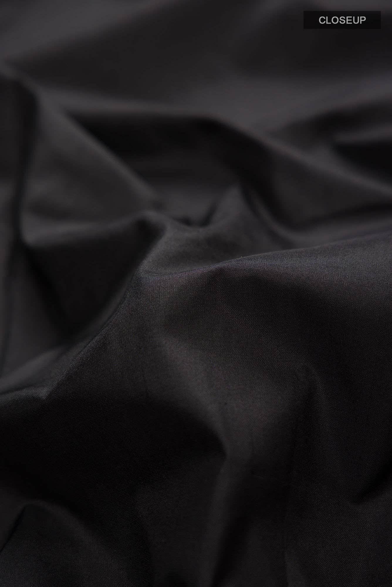 Black Bangalore Silk Saree