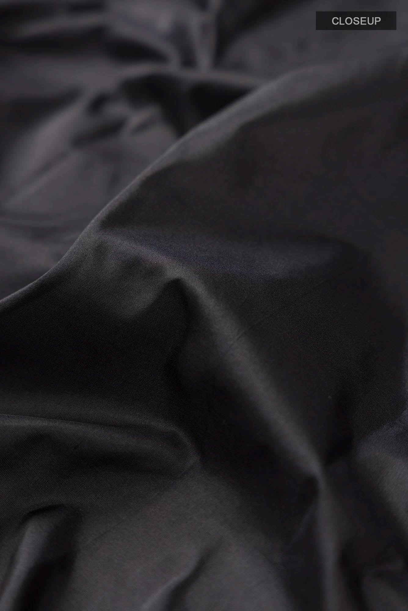 Black Bangalore Silk Saree