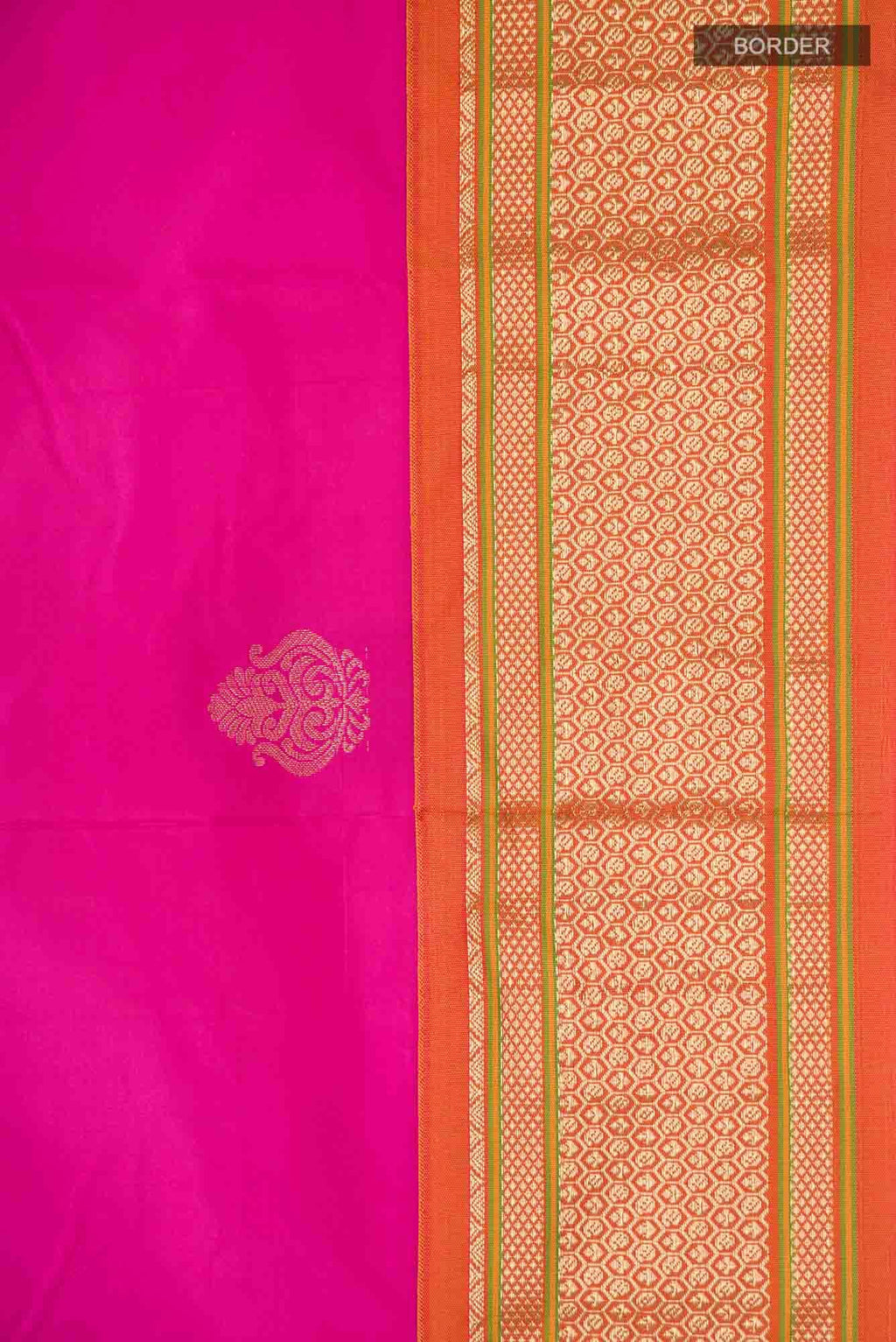Pink Bangalore Silk Saree