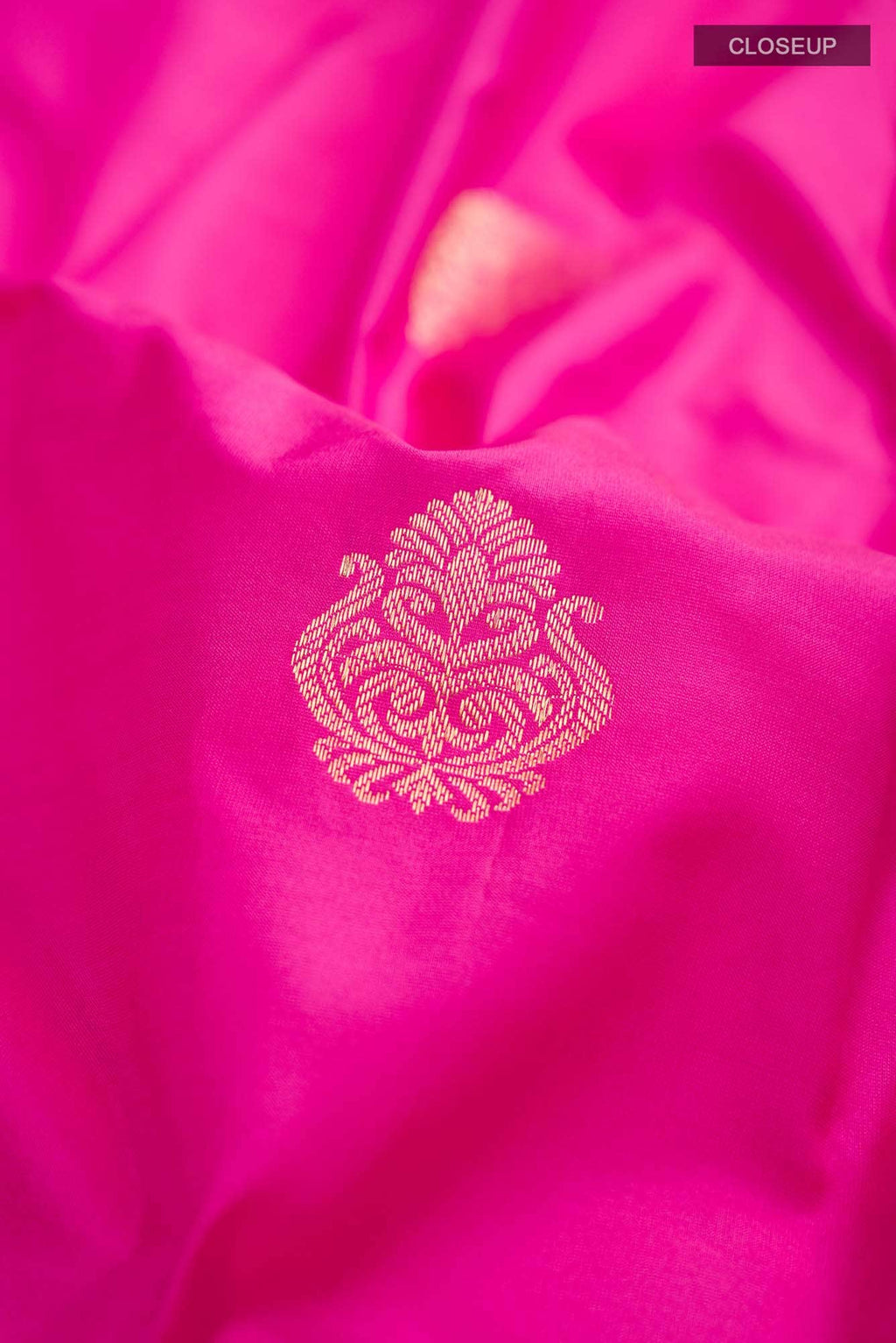 Pink Bangalore Silk Saree