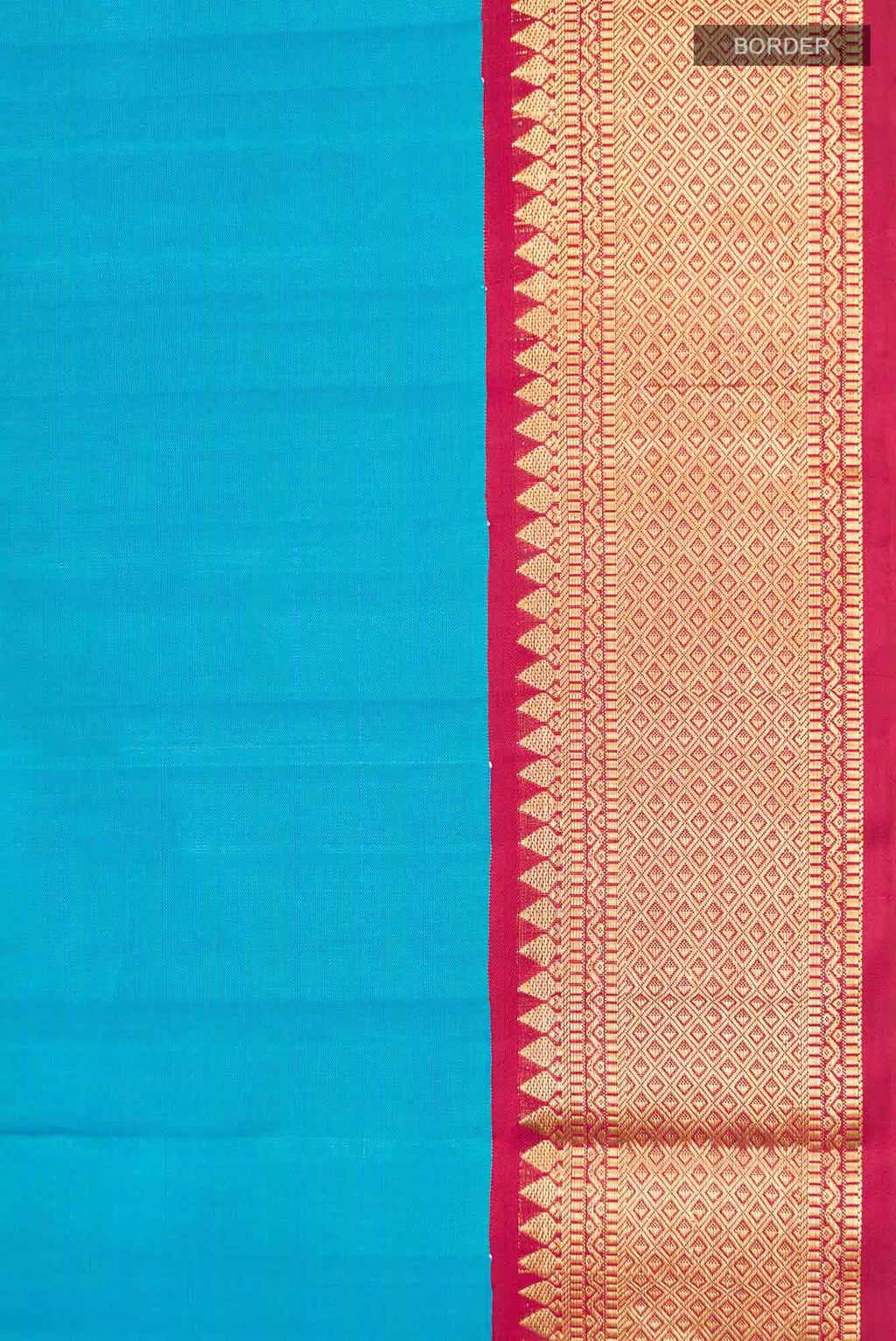 Blue Kanchipuram Saree