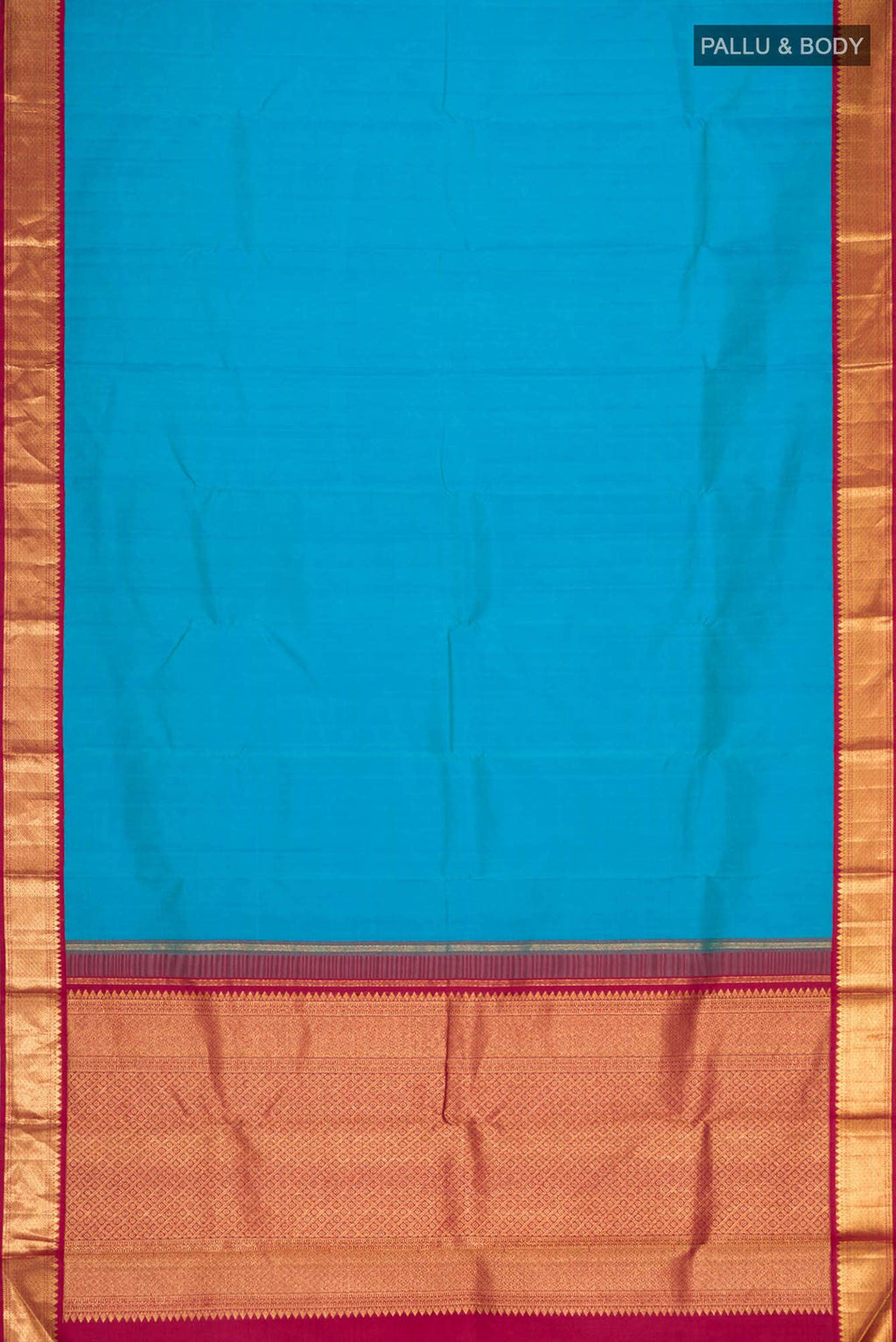Blue Kanchipuram Saree