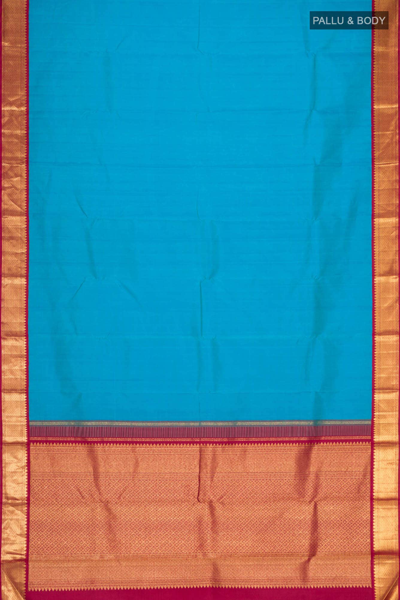 Blue Kanchipuram Saree