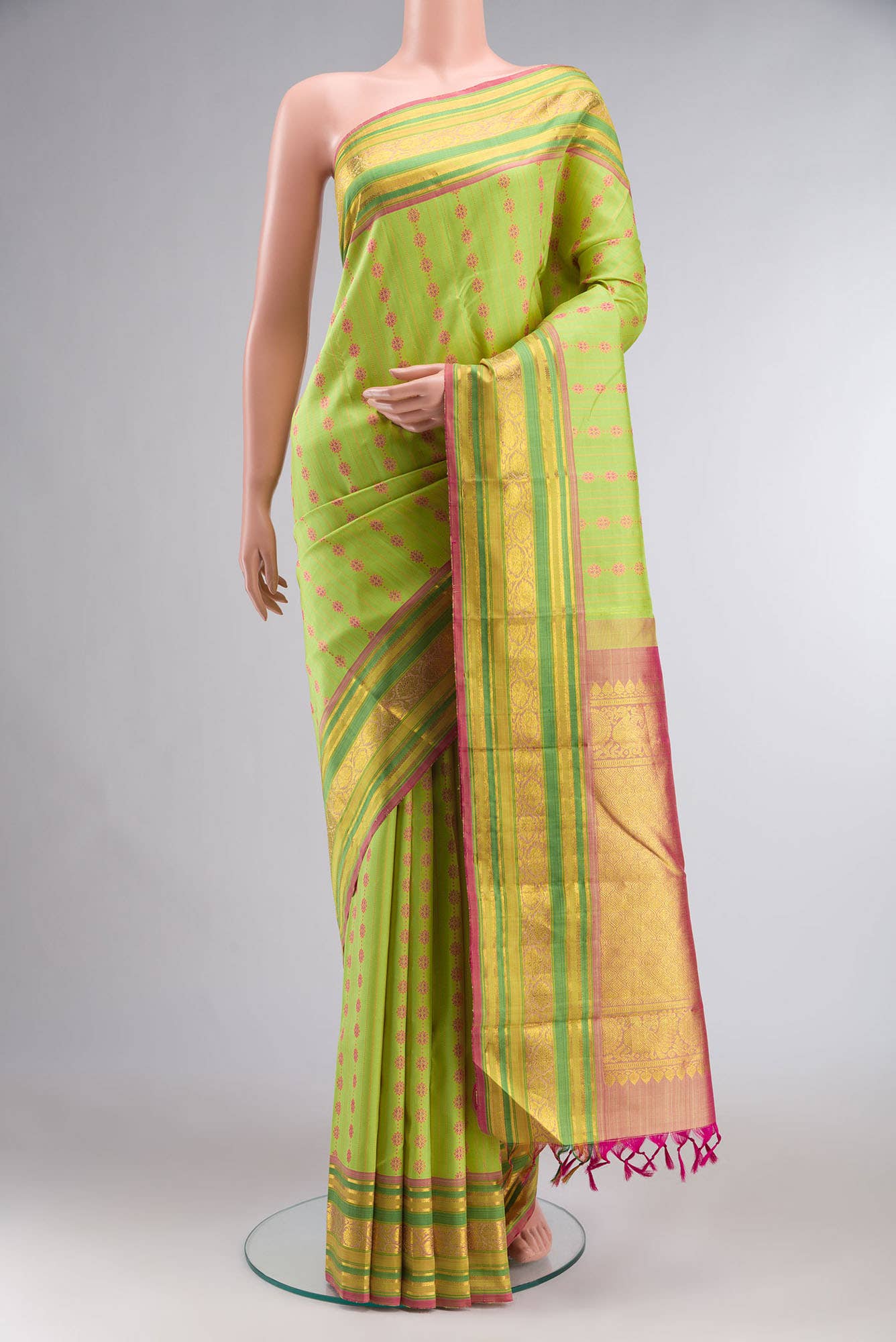 Green Kanchipuram Silk Saree