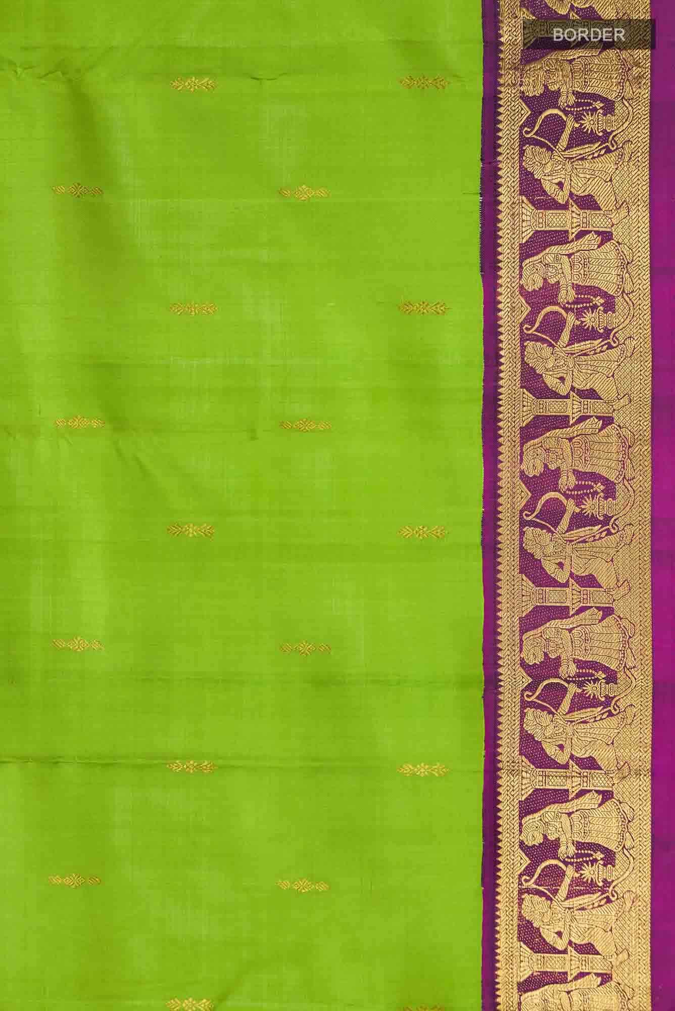 Green Kanchipuram Silk Saree